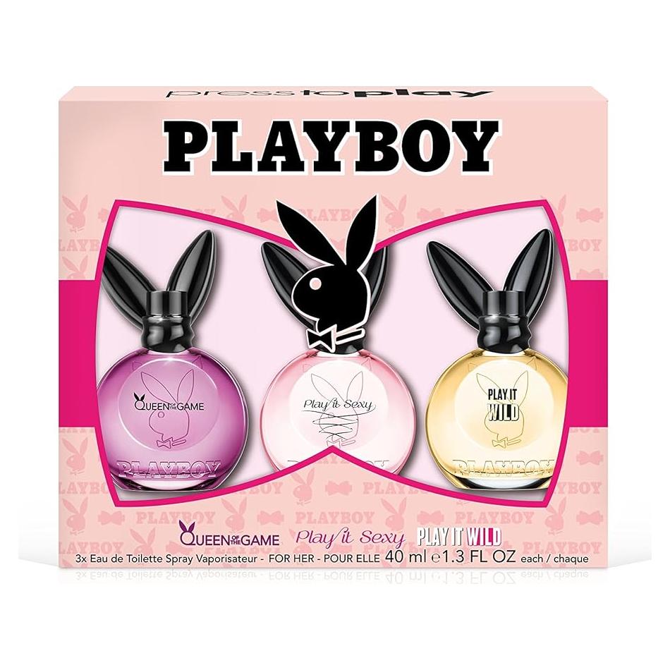 Conjunto de Fragancias Playboy Mujer 3 Piezas 1.3 Oz