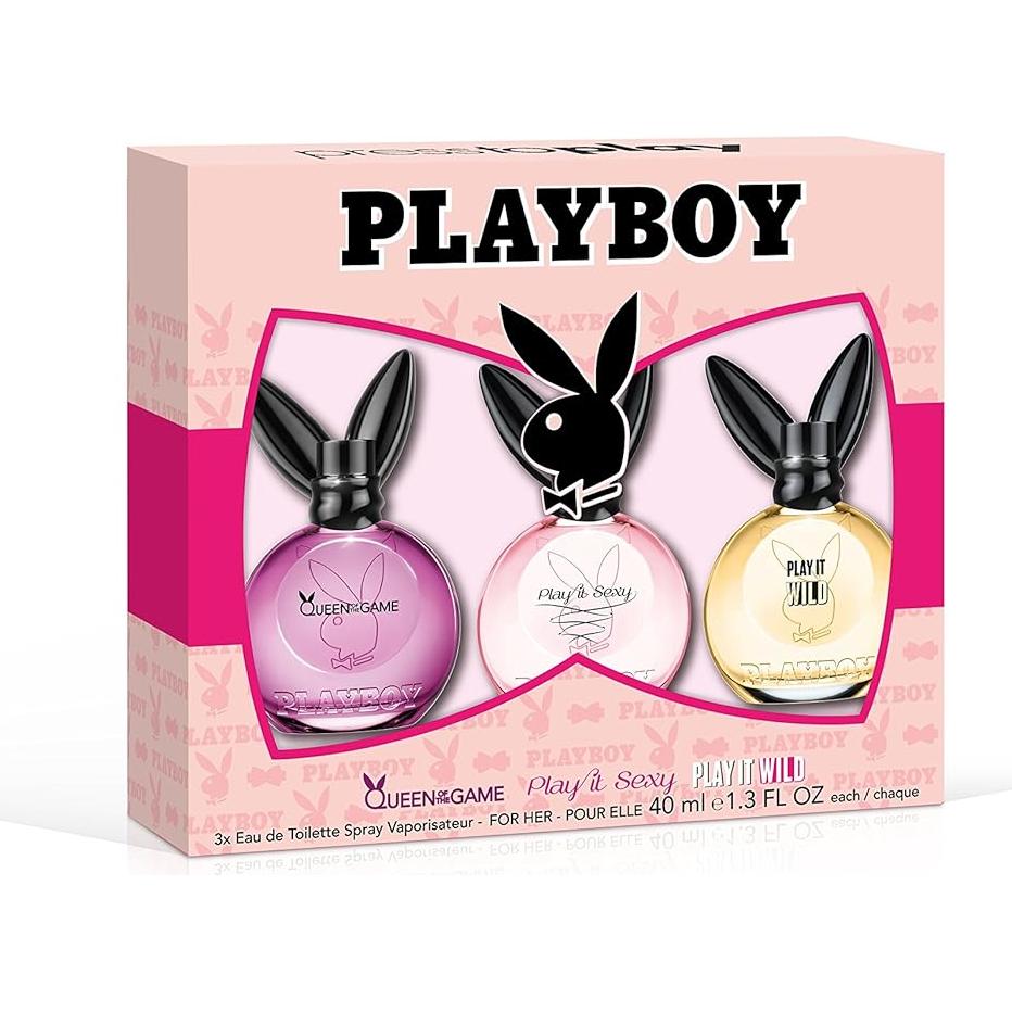 Conjunto de Fragancias Playboy Mujer 3 Piezas 1.3 Oz
