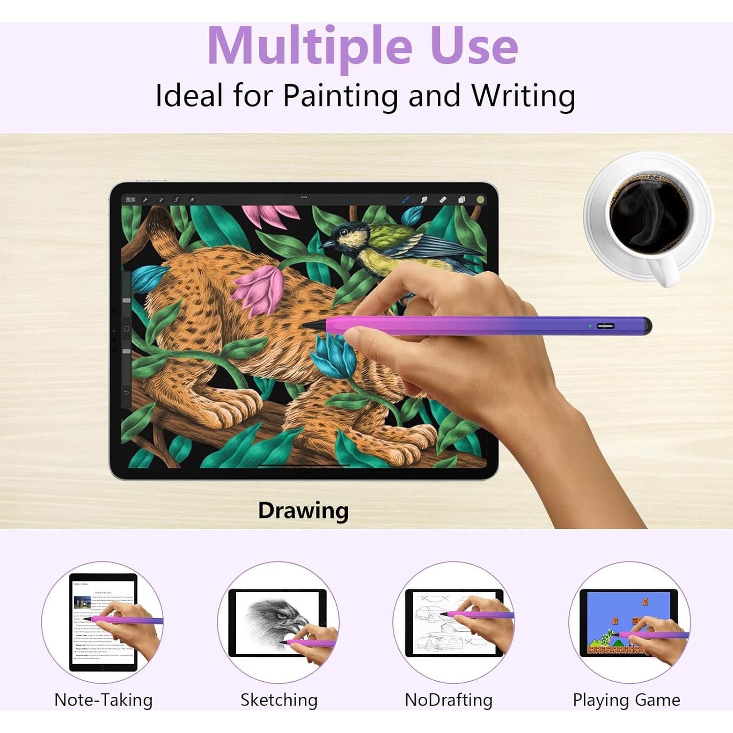 Stylus Pen COO para iPad 2018-2023 con Rechazo de Palma