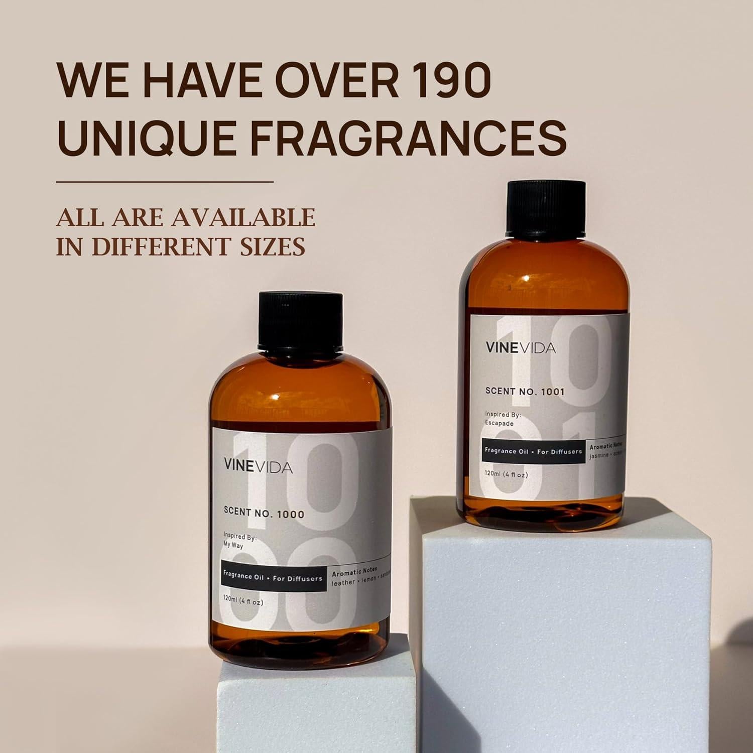 Aceite de Fragancia VINEVIDA Santal Bliss 118 ml para Difusores