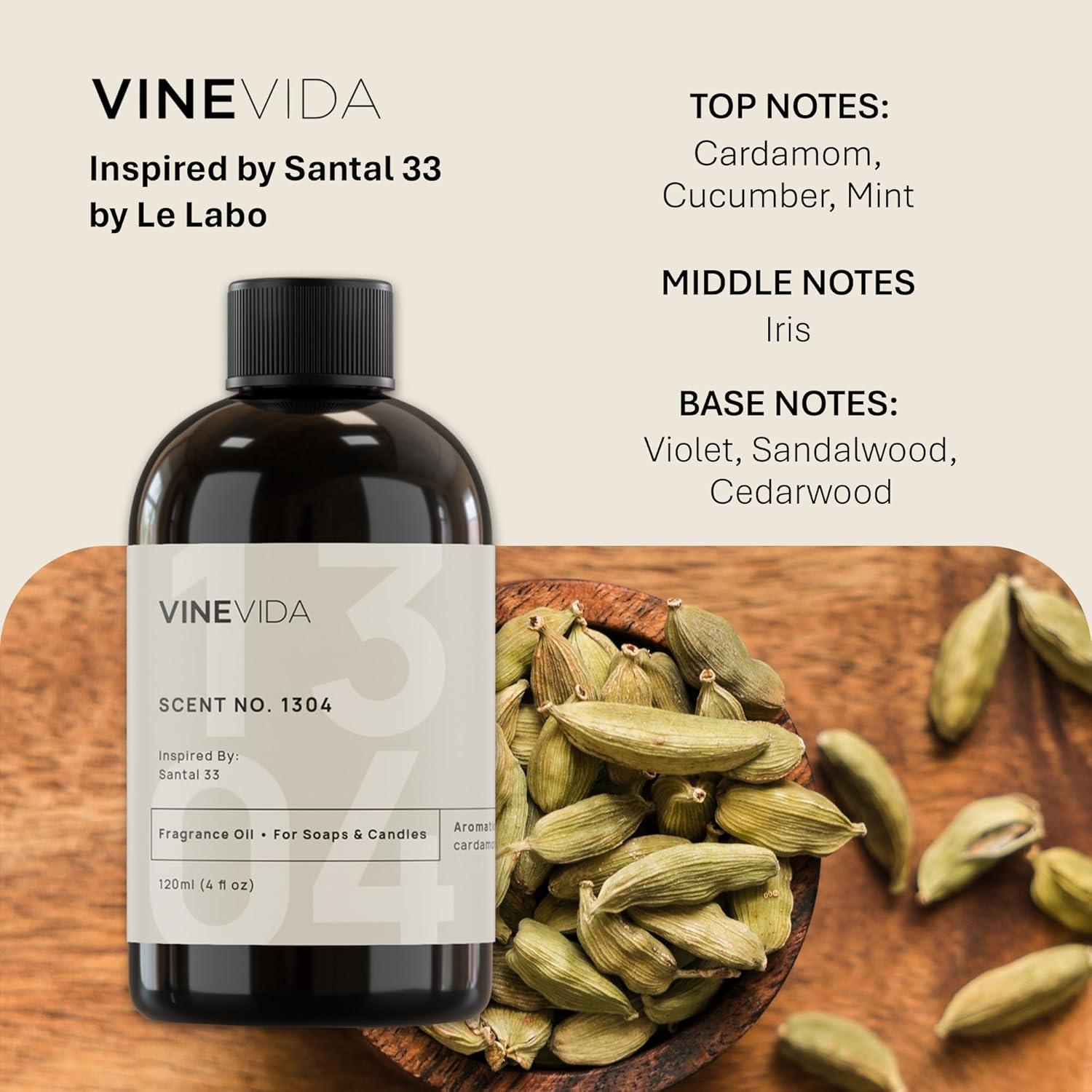 Aceite de Fragancia VINEVIDA Santal Bliss 118 ml para Difusores