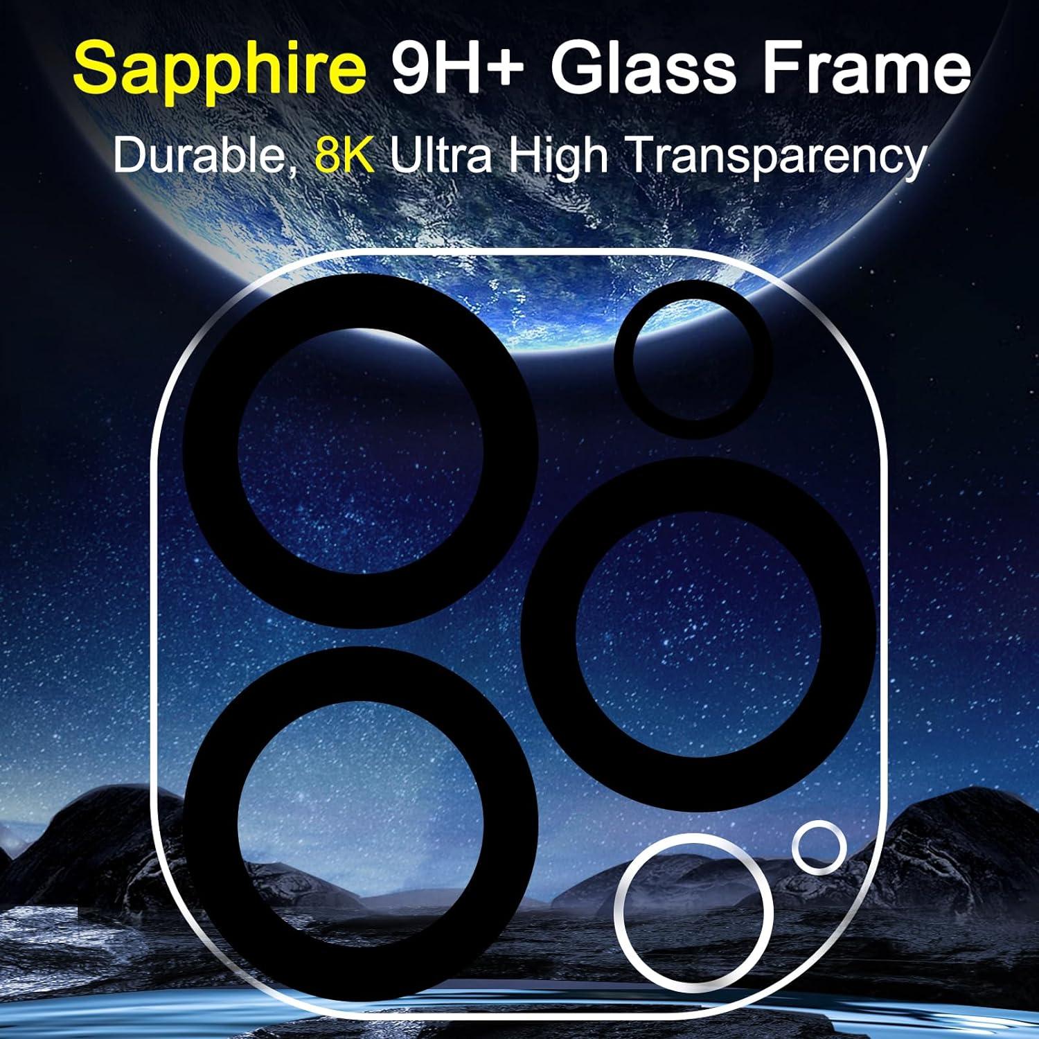 Protector de Lente de Cámara Ferilinso para iPhone 14/15 Pro