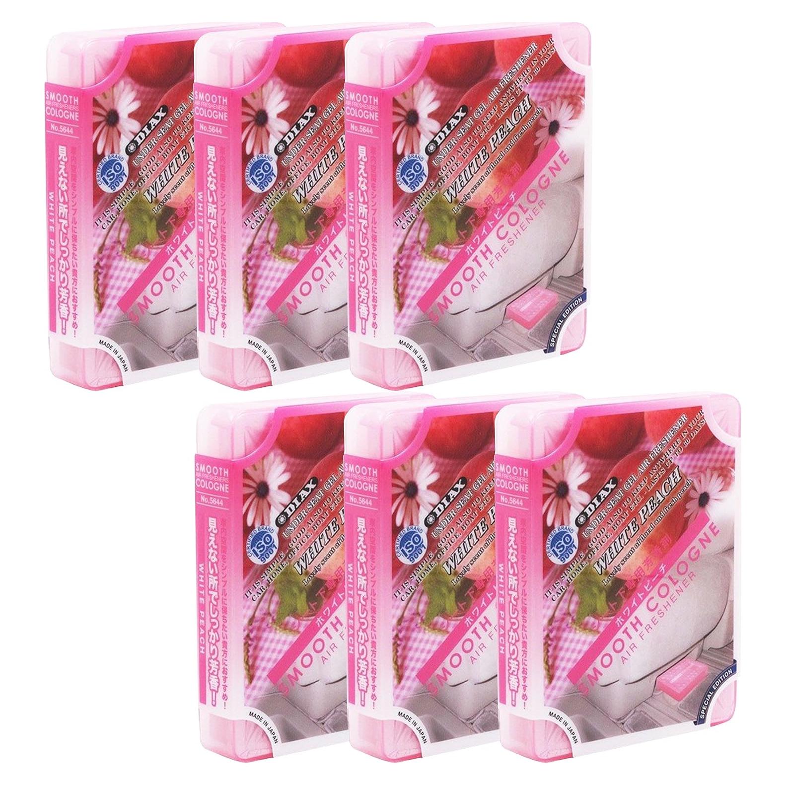 Ambientador Gel DIAX JDM Aroma Durazno Blanco 6-Pack