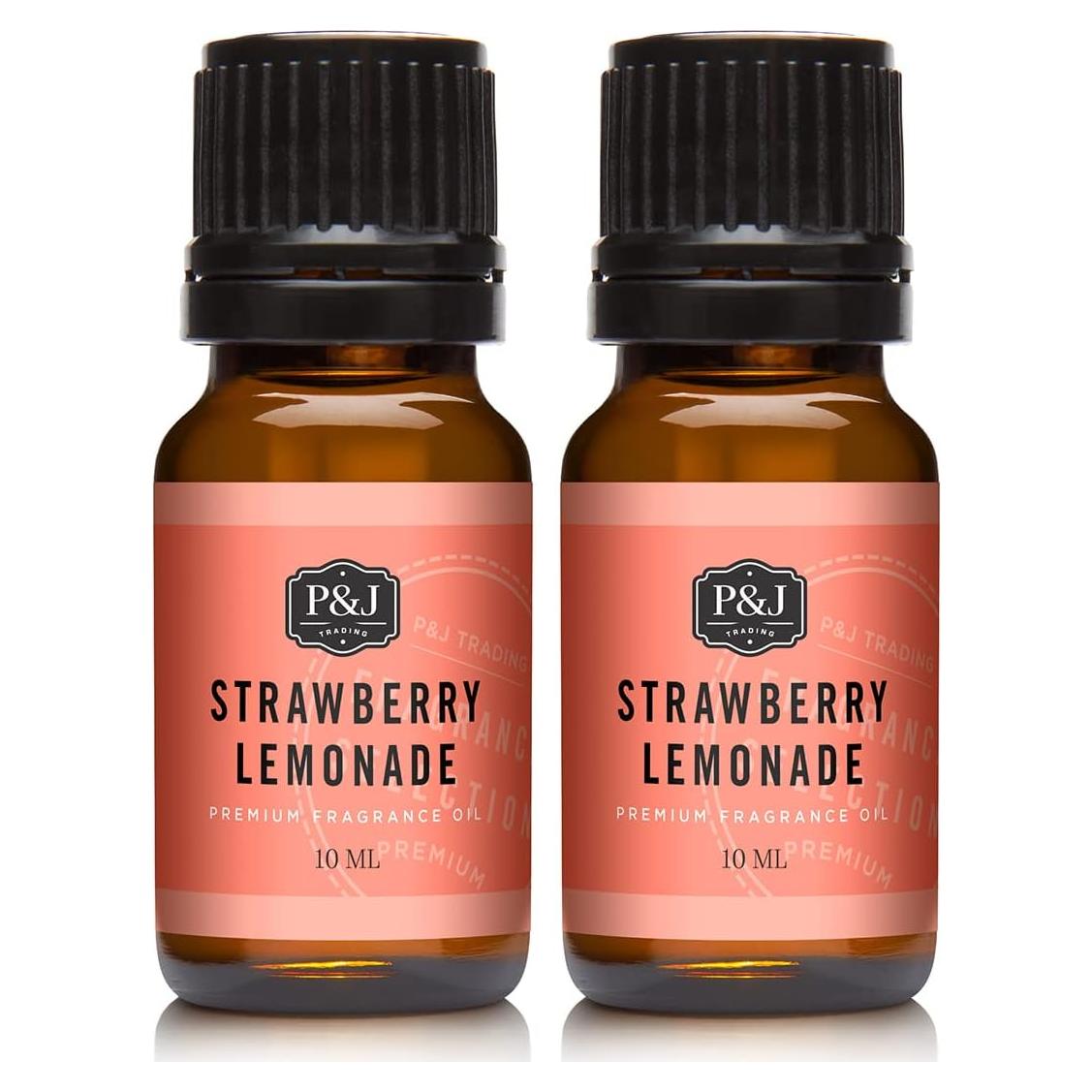 Aceite de Fragancia P&J Trading Limón y Fresa 10ml 2pk
