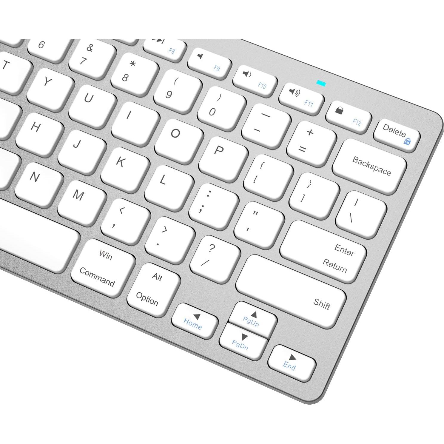 Teclado Bluetooth Arteck HB098 Plata para iPad y más