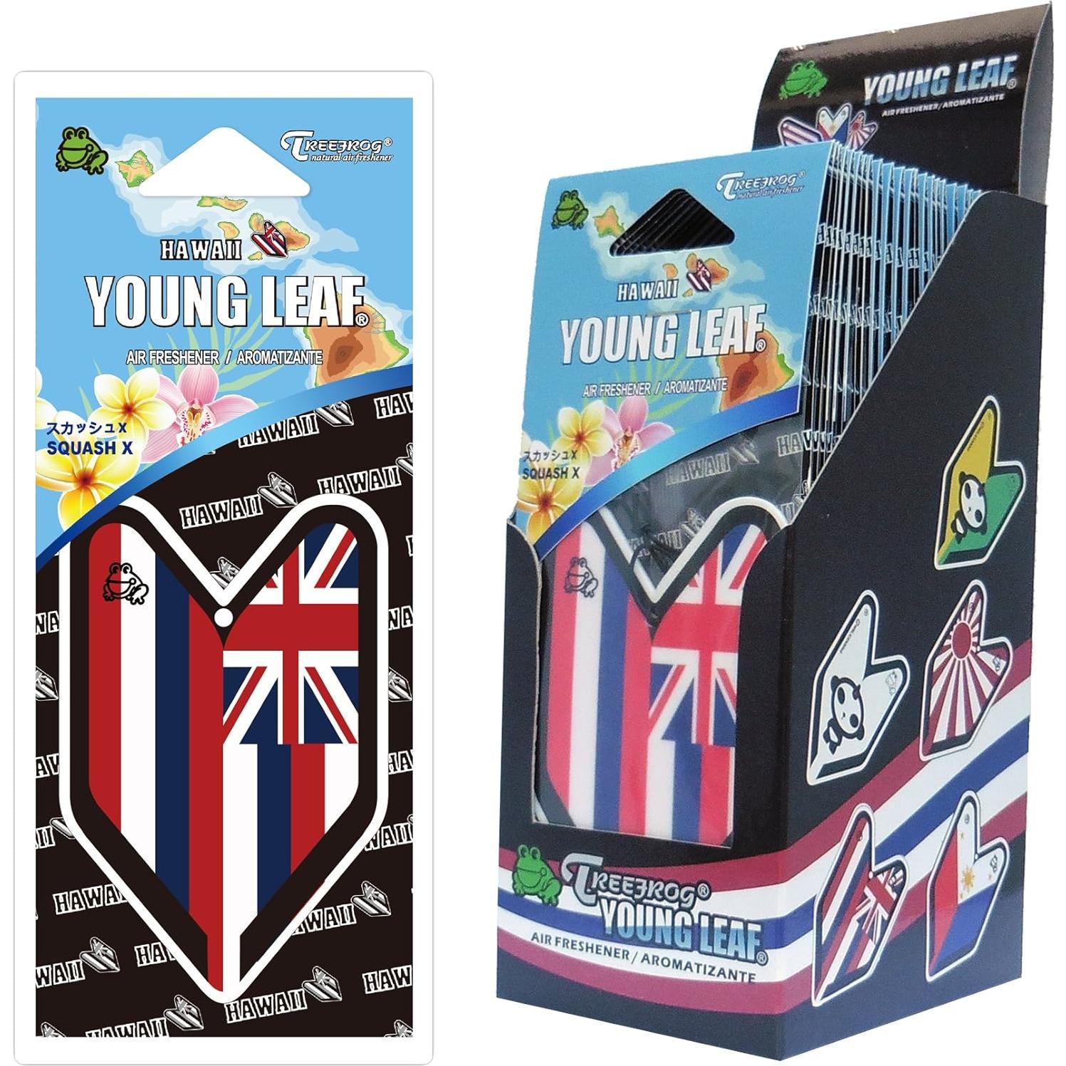 Ambientador de Papel Wakaba Treefrog Hoja Joven 8 Paquetes