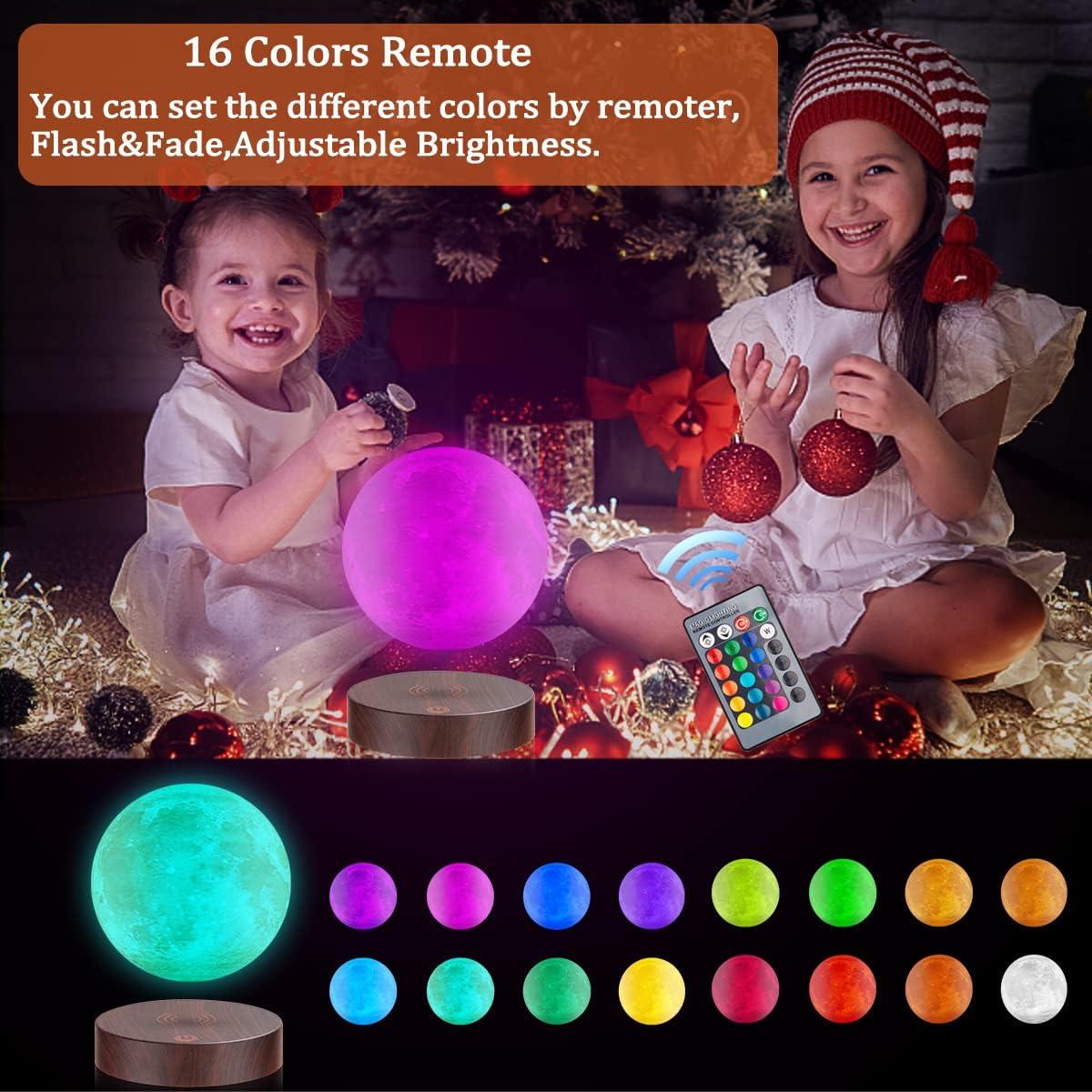 Lámpara Lunar Flotante UVEHAS 16 Colores LED Control Remoto