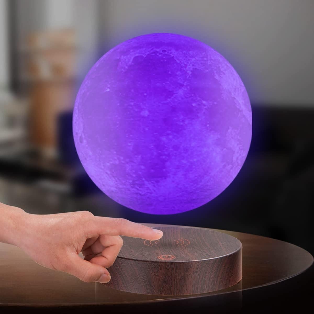 Lámpara Lunar Flotante UVEHAS 16 Colores LED Control Remoto