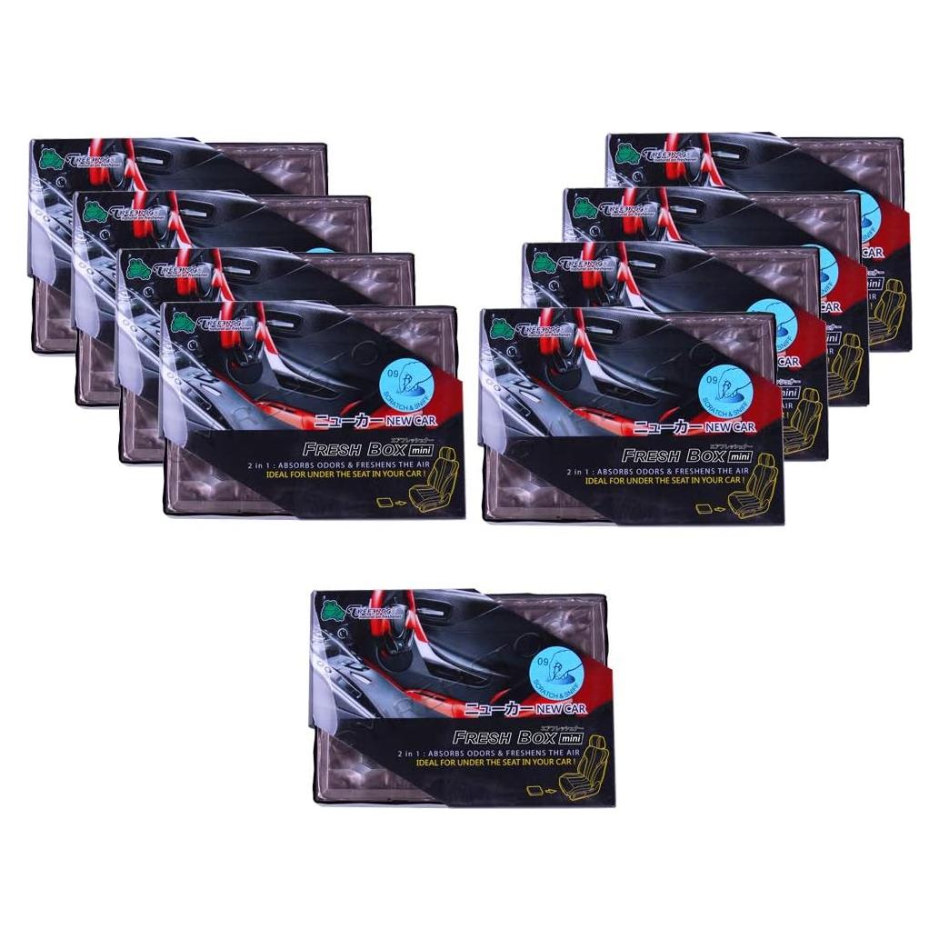 9 Paquetes Ambientadores TreeFrog Fresh Box Mini Aroma Nuevo