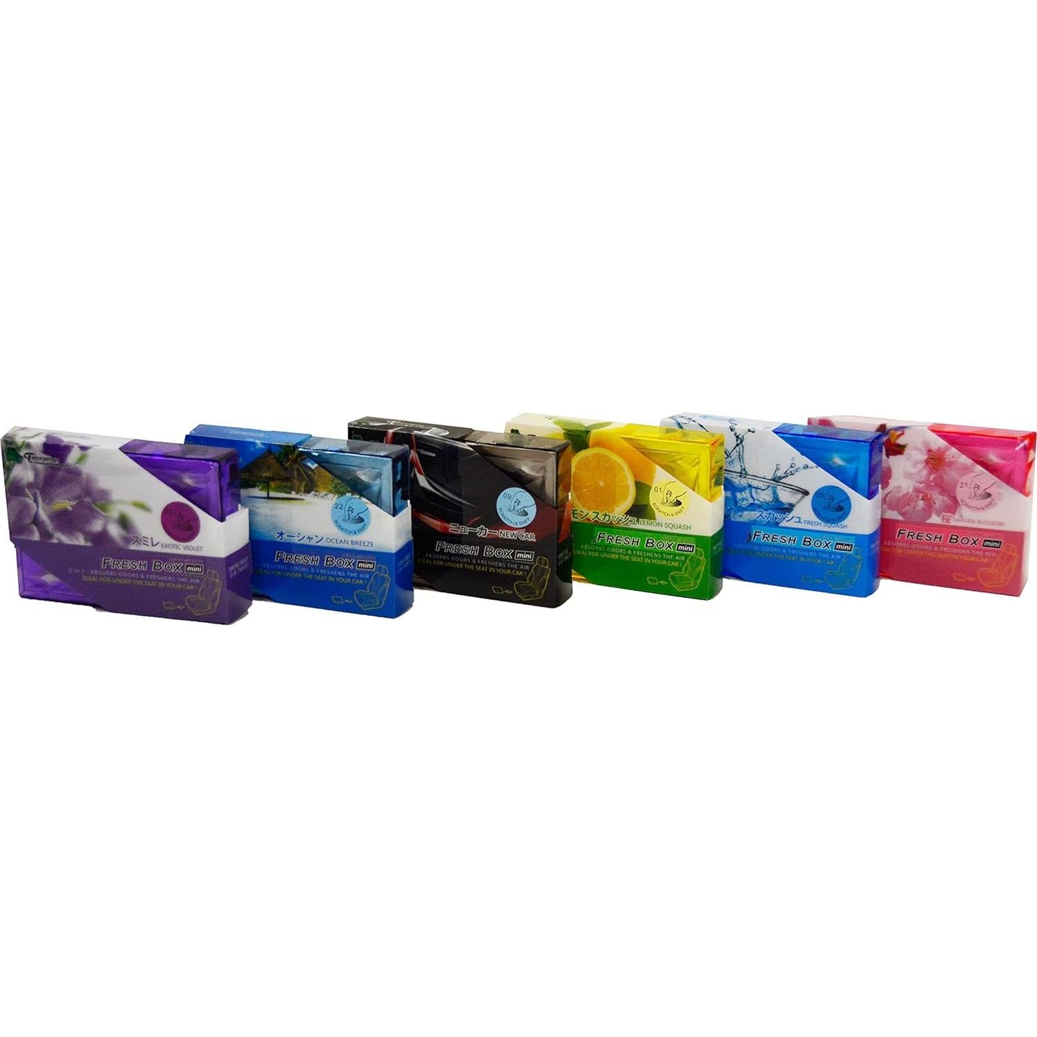 9 Paquetes Ambientadores TreeFrog Fresh Box Mini Aroma Nuevo