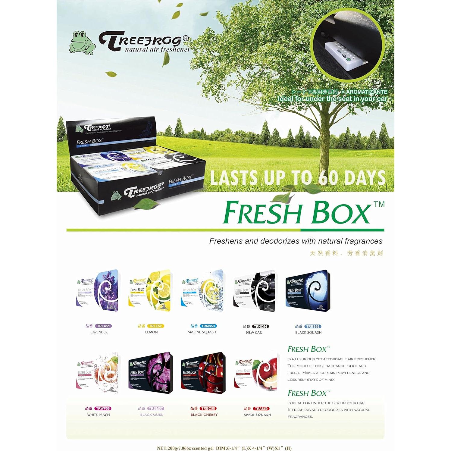 Ambientador de Gel Manzana Squash Treefrog 5 Paquetes