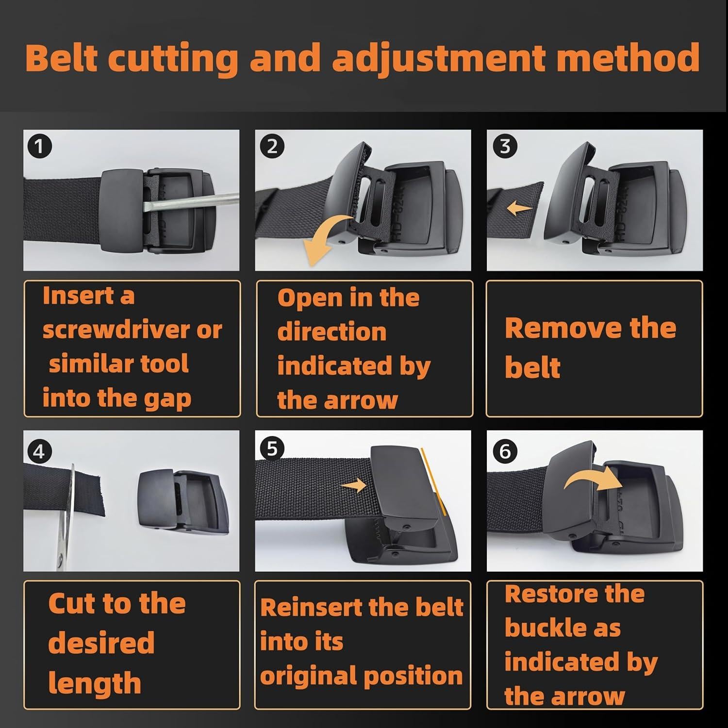 Cinturón Táctico Ajustable JIFANPAUL para Hombres - Nylon Elástico