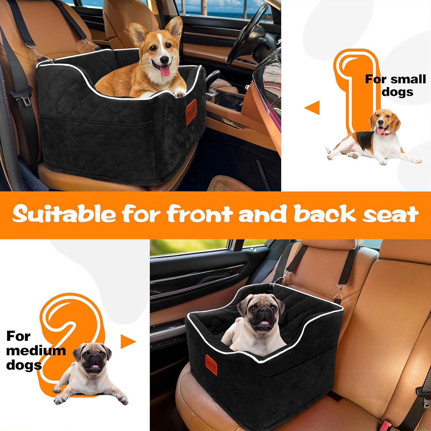 Asiento Elevado para Perros DAIIST Negro Talla Única 15.88 kg