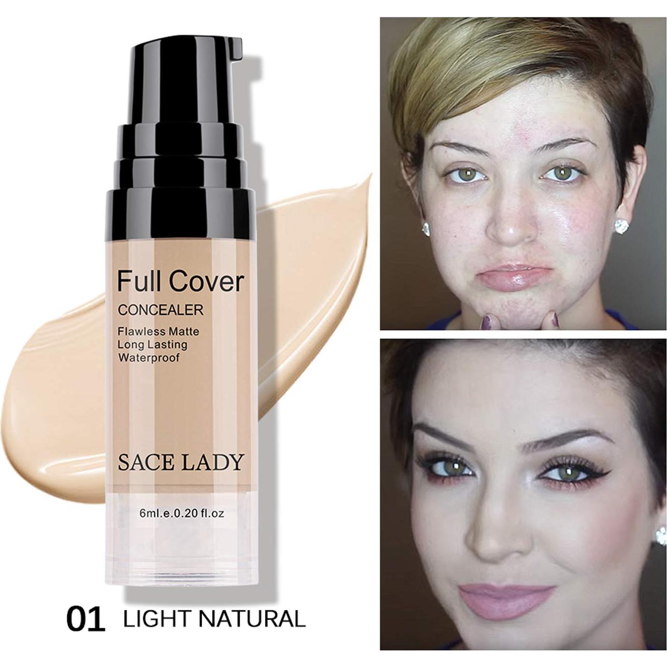 Paquete de 3 Correctores Líquidos SACE LADY 18ml Cobertura Completa