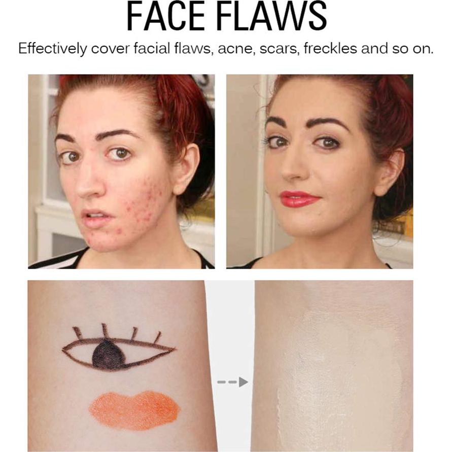 Paquete de 3 Correctores Líquidos SACE LADY 18ml Cobertura Completa