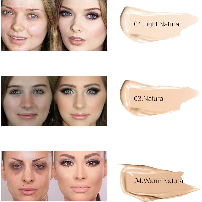 Paquete de 3 Correctores Líquidos SACE LADY 18ml Cobertura Completa