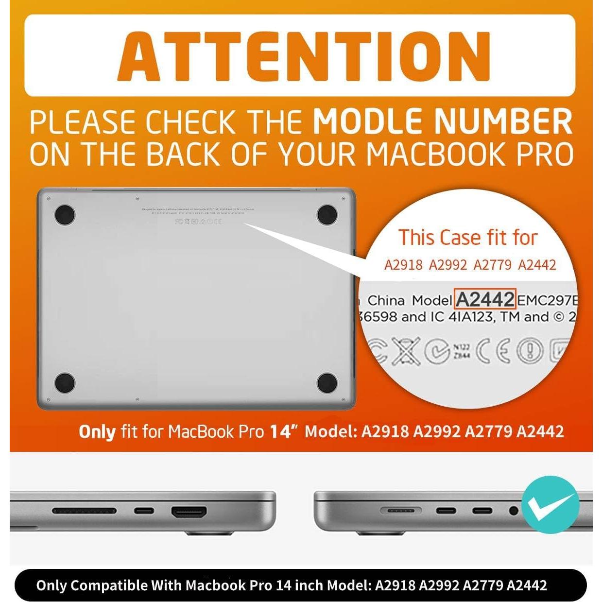 Funda SUPCASE para MacBook Pro 14" 2024-2021 Negra