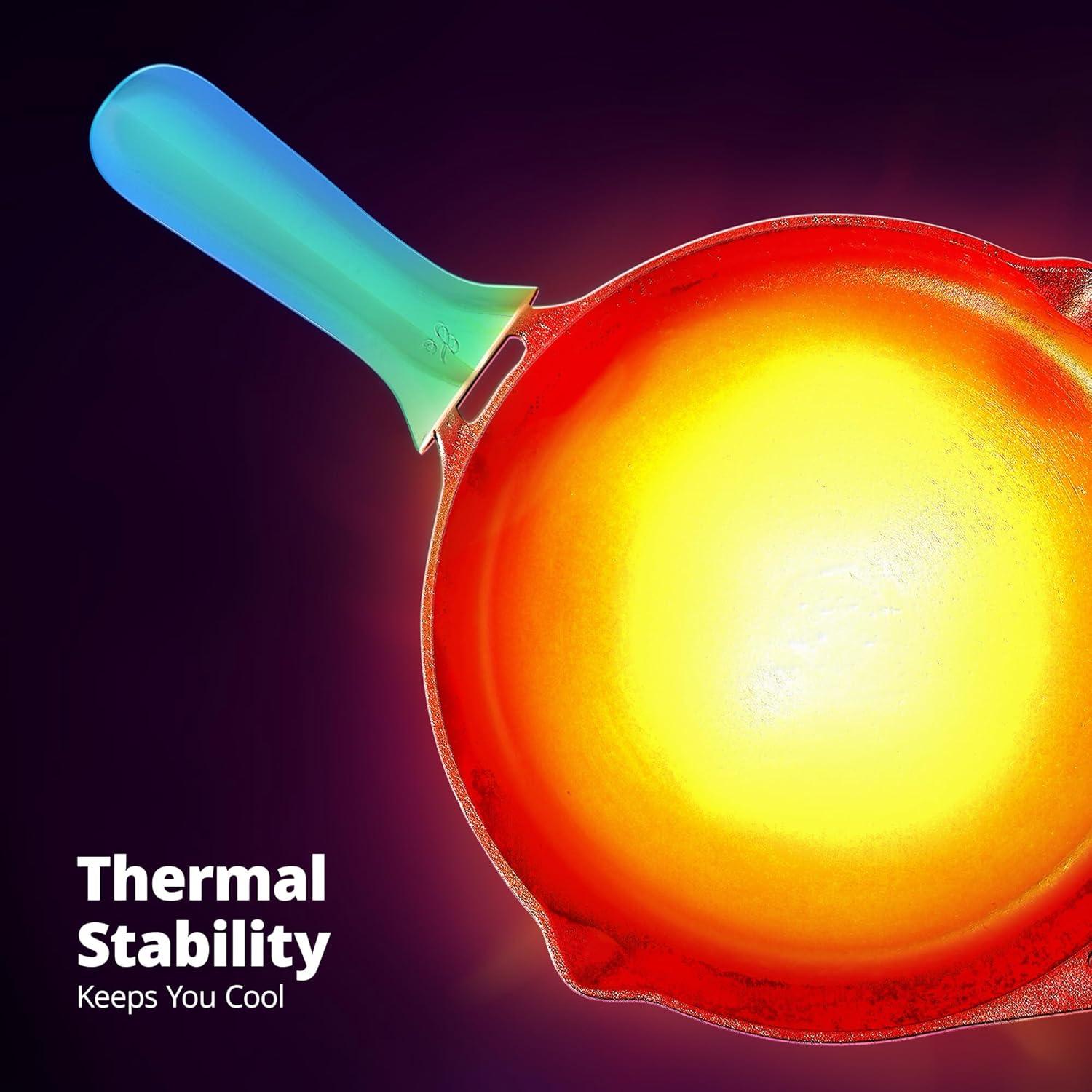 Cubierta de Mango de Silicona Greater Goods para Sartén Hierro Fundido