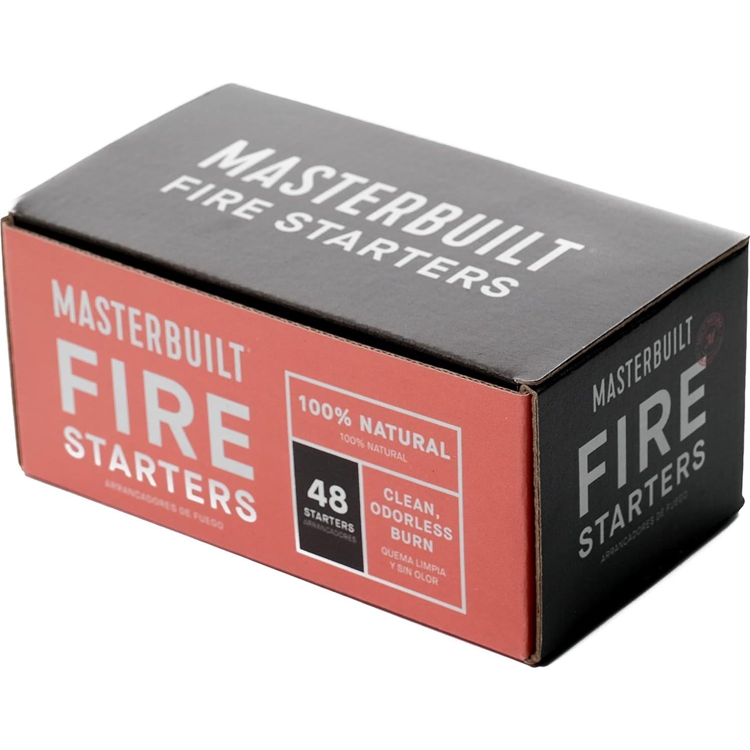 Iniciadores de Fuego Masterbuilt 48 Unidades Sin Olor para Parrillas