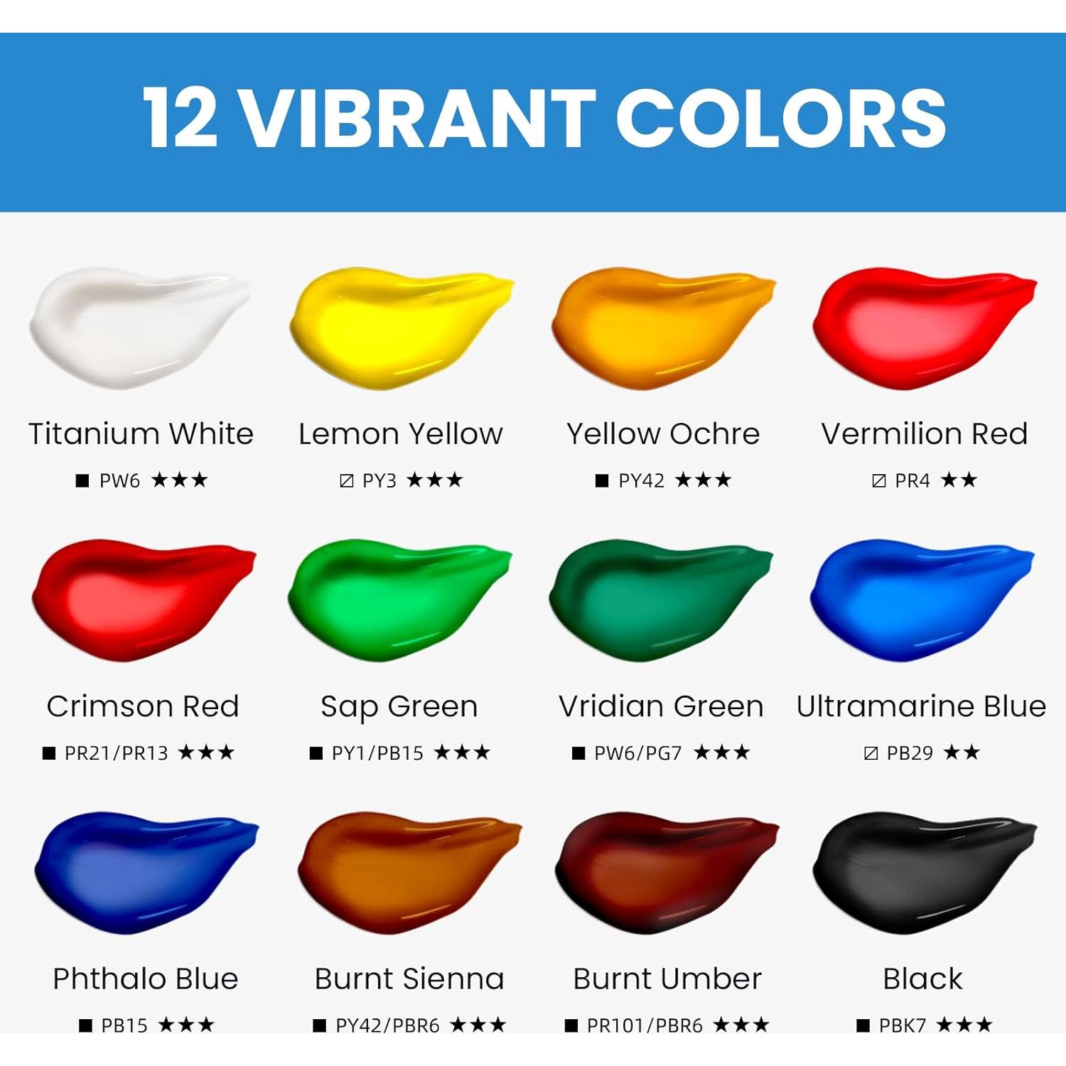 Kit de Pintura Cayendo en el Arte - Caballete de Mesa 28 Pcs