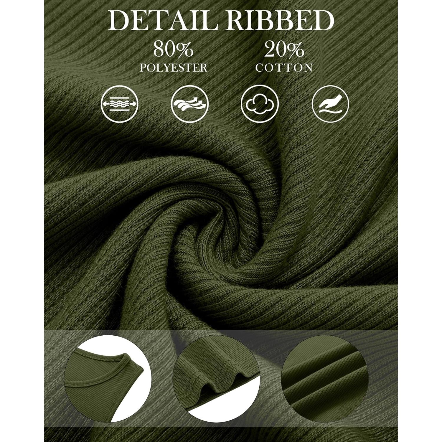 Paquete de 3 Camisetas Sin Mangas Maternidad Algodón Verano