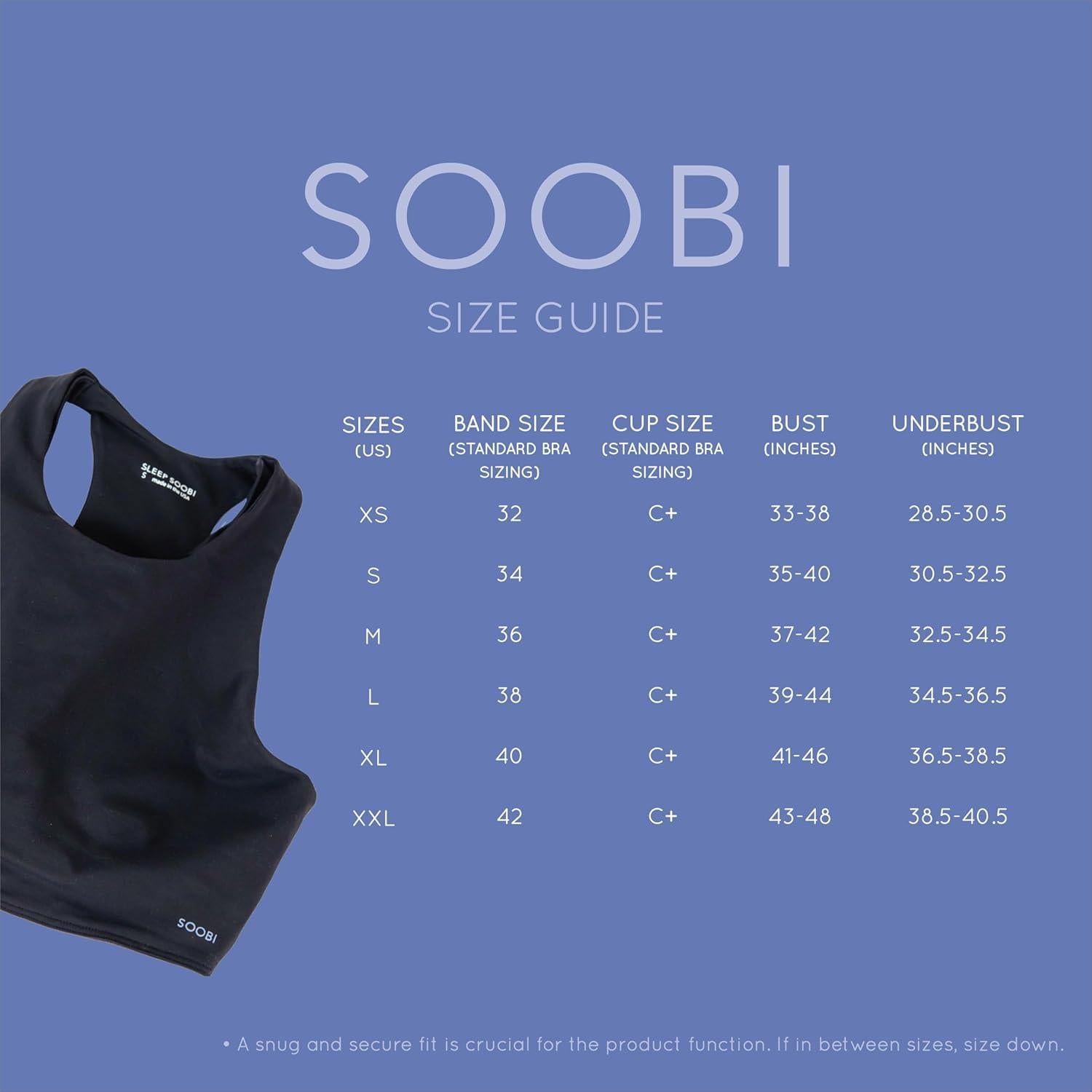 Sostén de Almohada Ajustable Soobi para Mujeres Talla C+