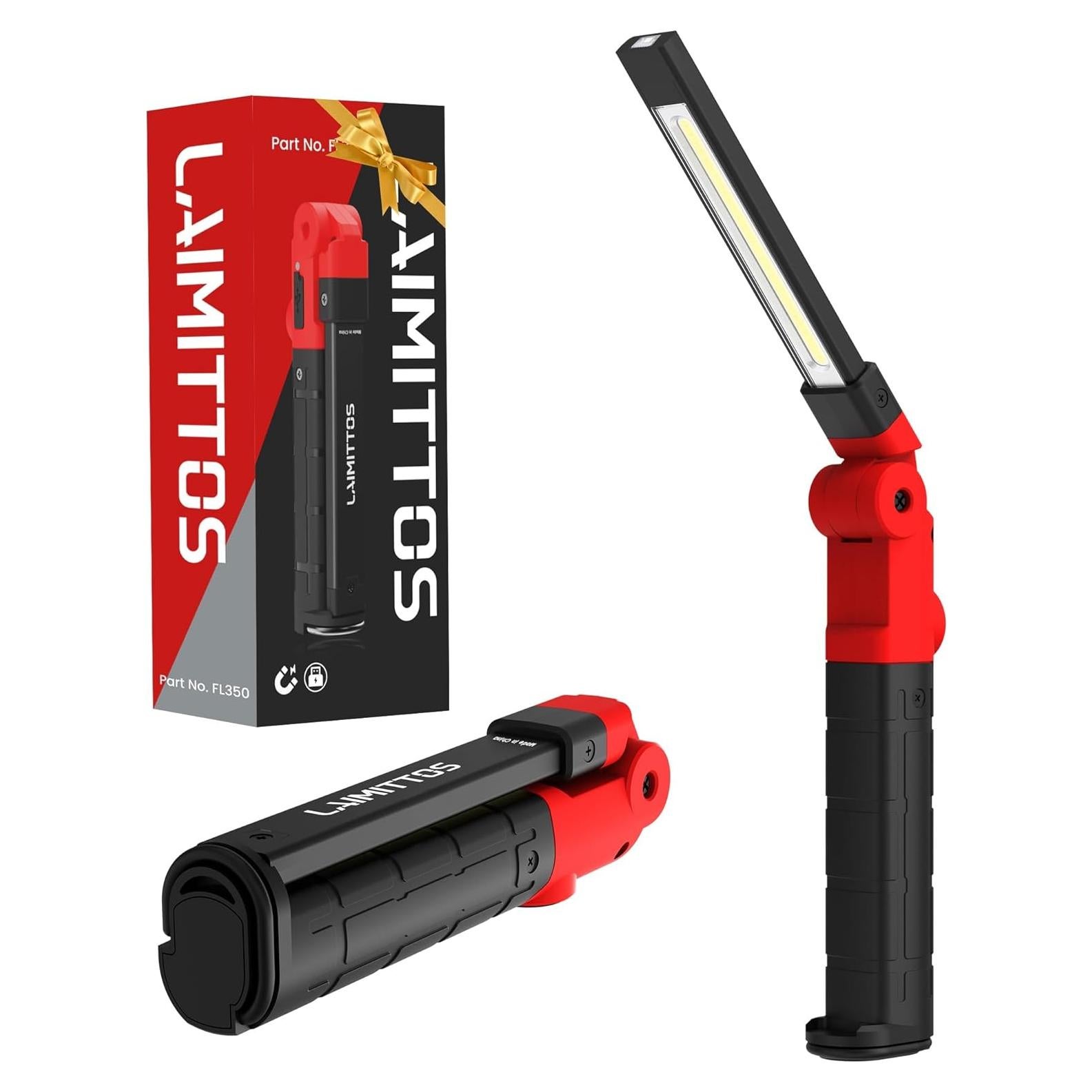 Luz de Trabajo LED Recargable LAIMITTOS 350 Lúmenes Plegable