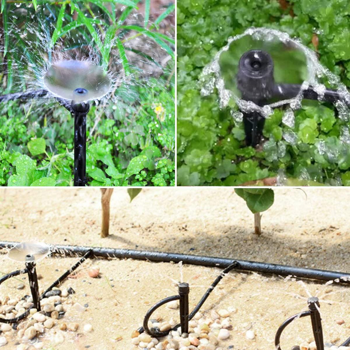 25 Emisores de Riego por Goteo Topiverse, Flujo Ajustable 0-75.7 LPH