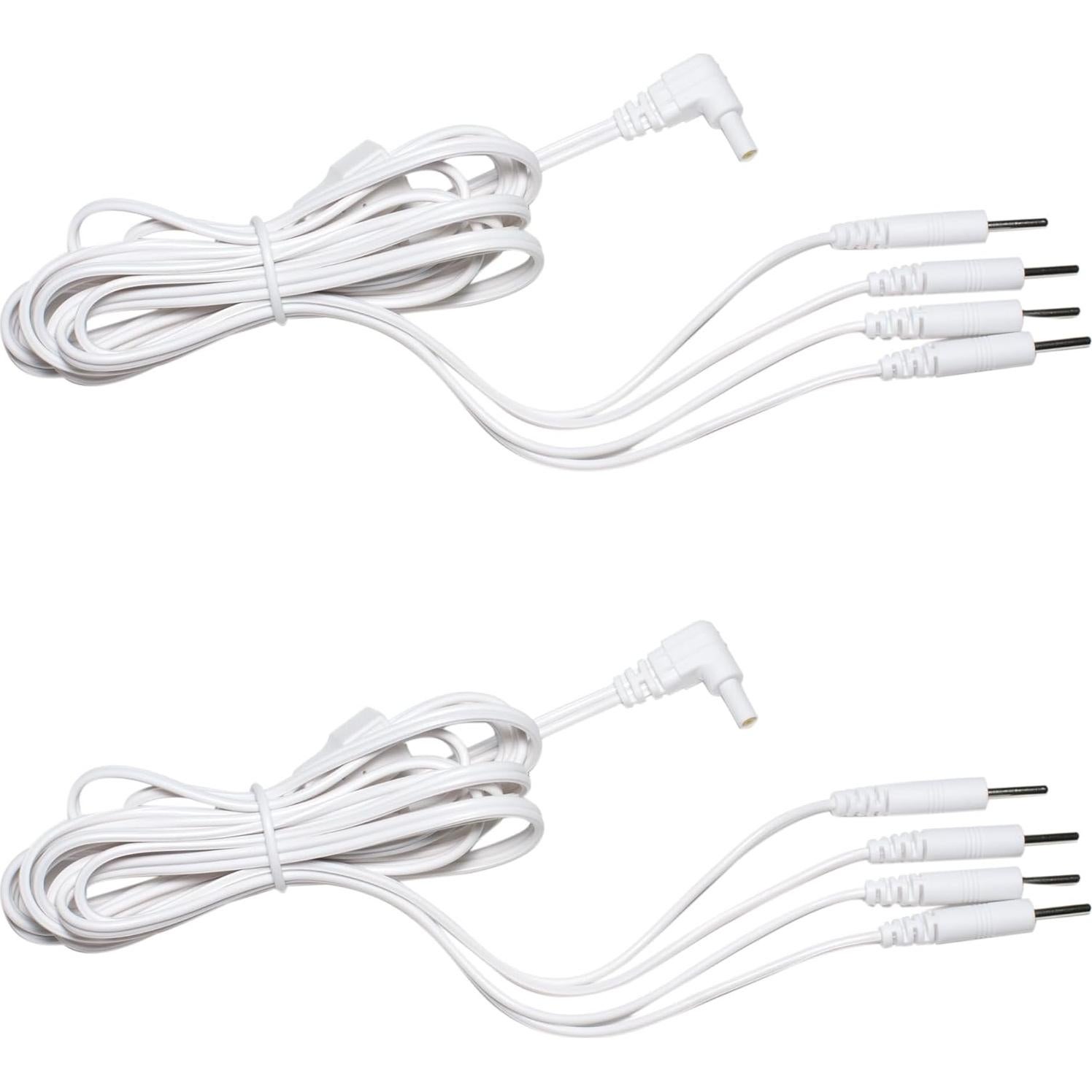 Cables de Conexión TENS Descuento - 2.35mm a 4 Pin 2mm - Paquete de 2