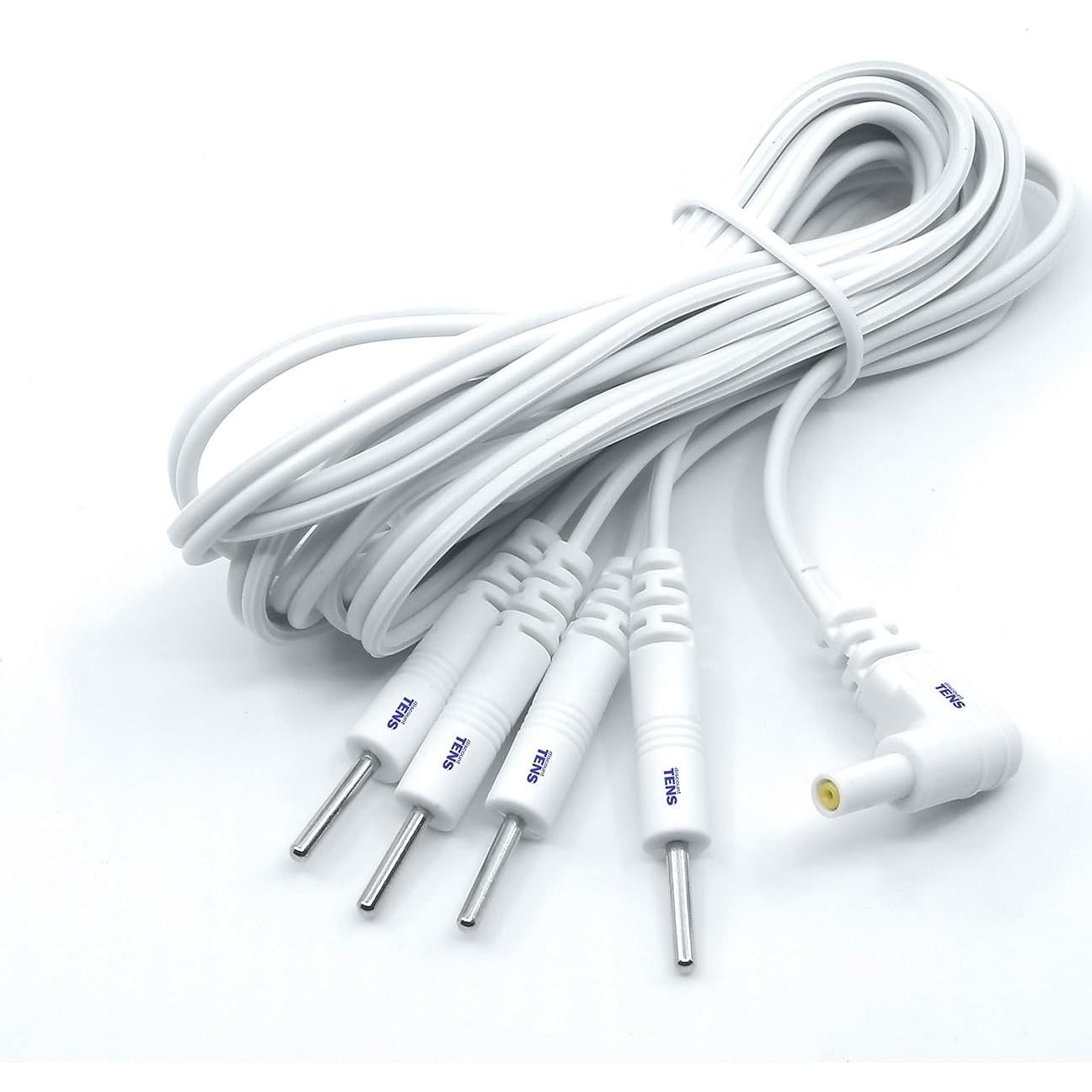 Cables de Conexión TENS Descuento - 2.35mm a 4 Pin 2mm - Paquete de 2