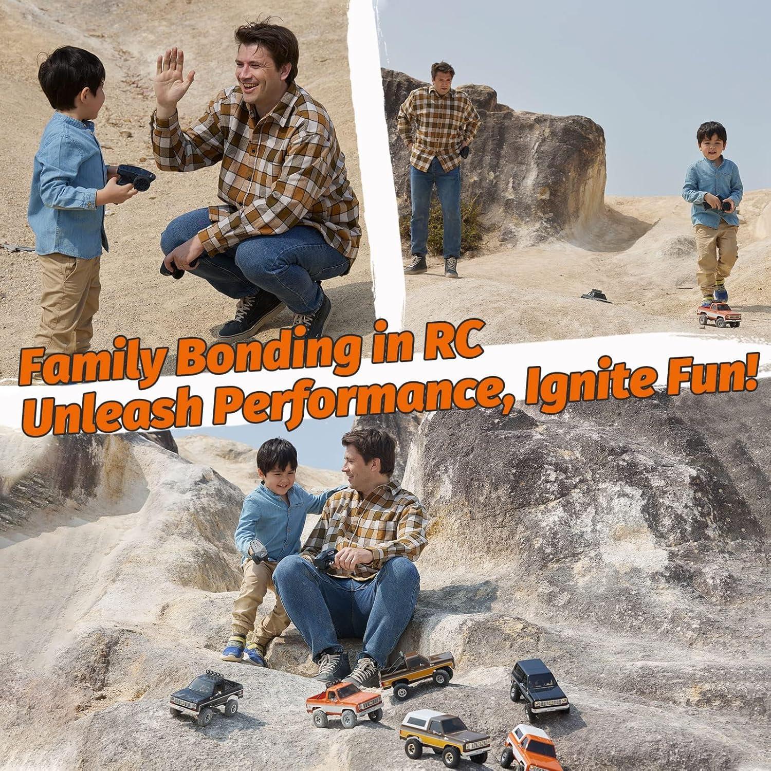 Coche RC 4WD FMS K5 Blazer 1/24 Todo Terreno Negro