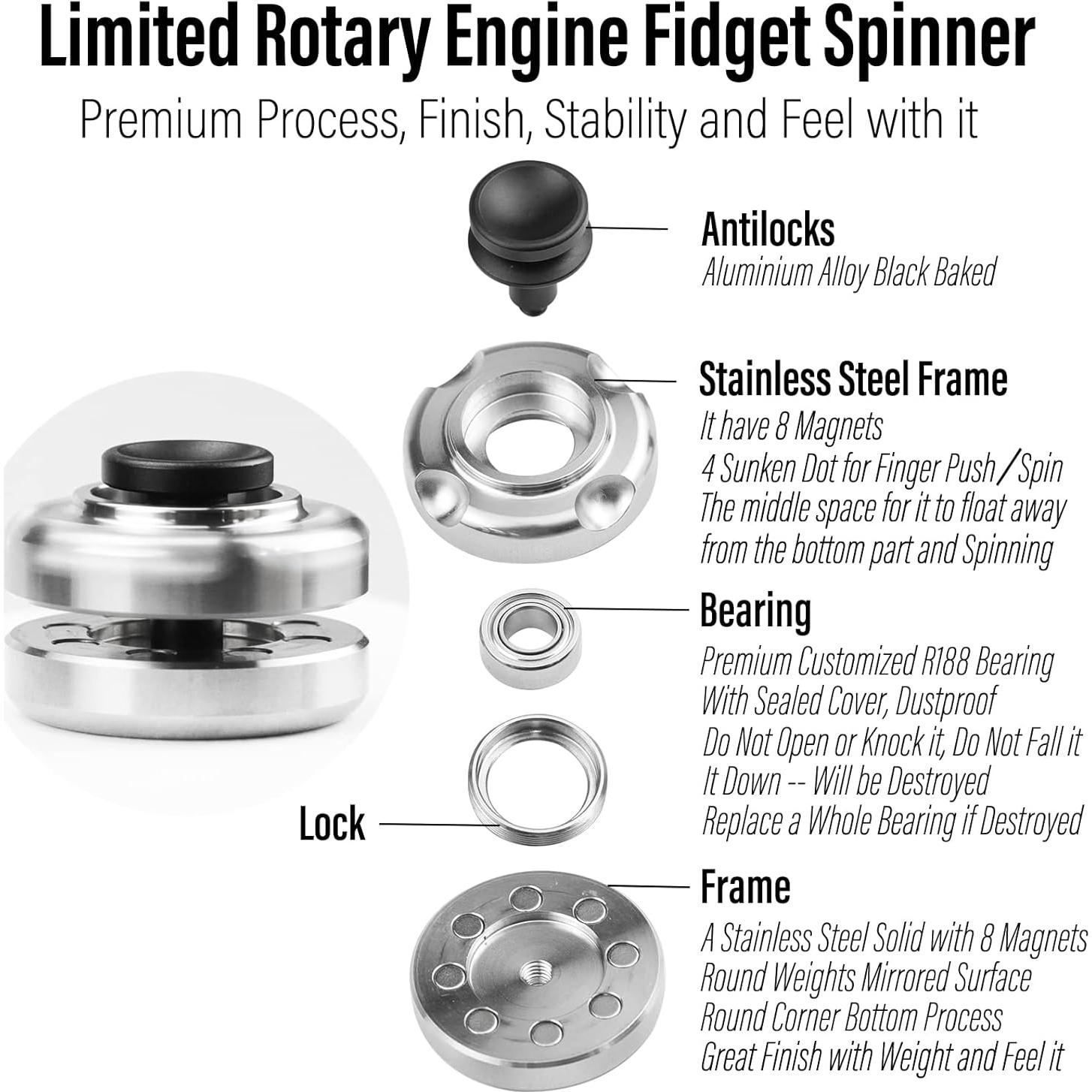 Spinner Antiestrés FREELOVE Levitación Magnética Mini 3.81cm