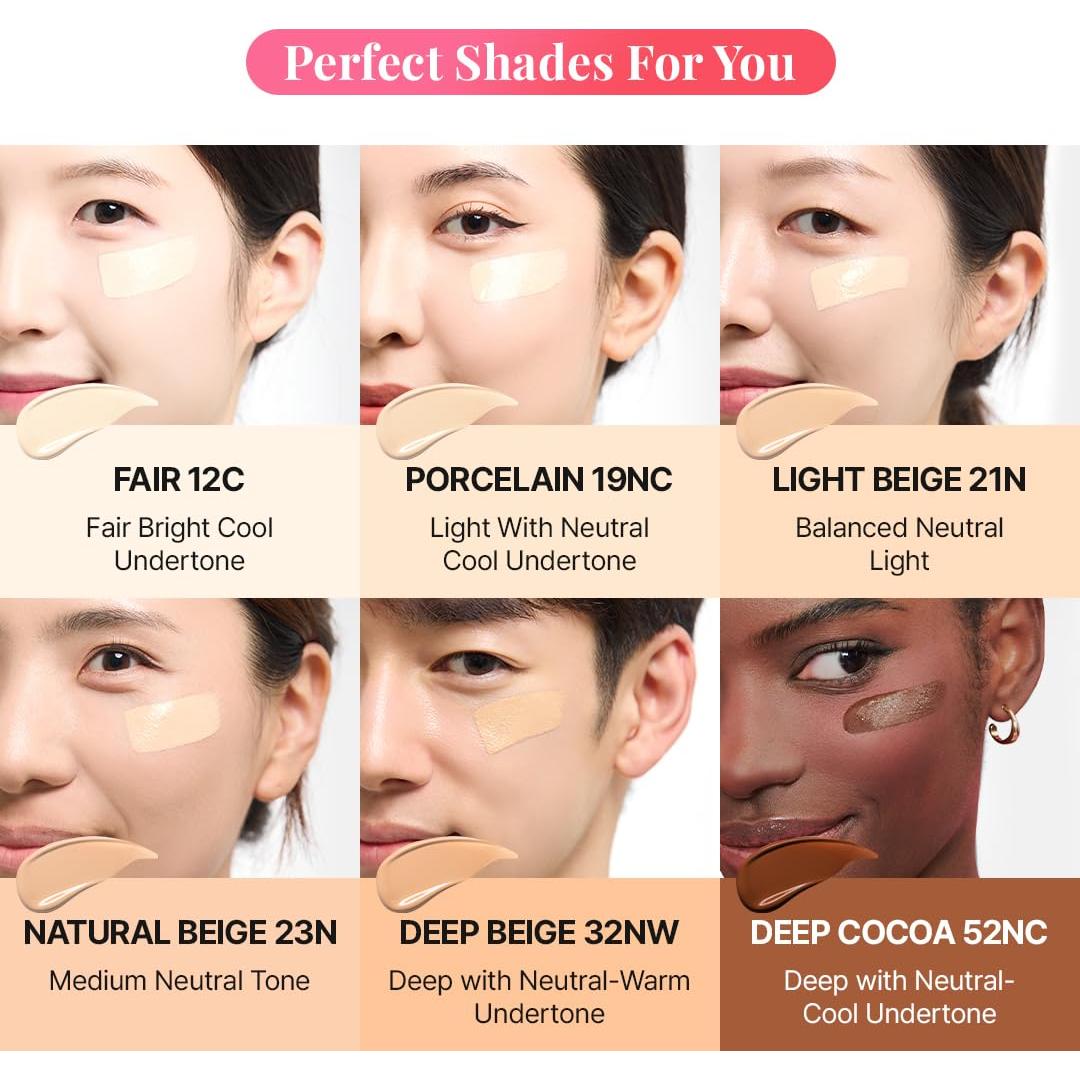 Base de Maquillaje Hanskin 12C Claro, Cobertura Completa 35 ml