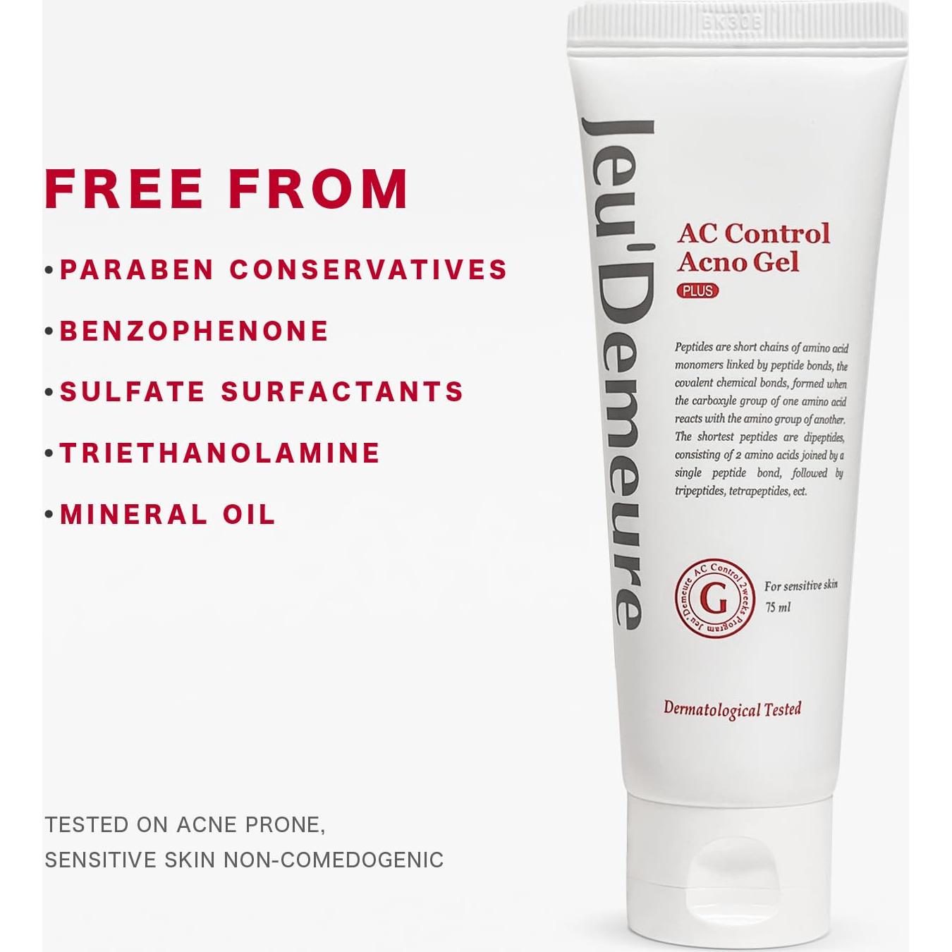 Gel de Control AC Jeu'Demeure 74.8 ml para Piel Sensible