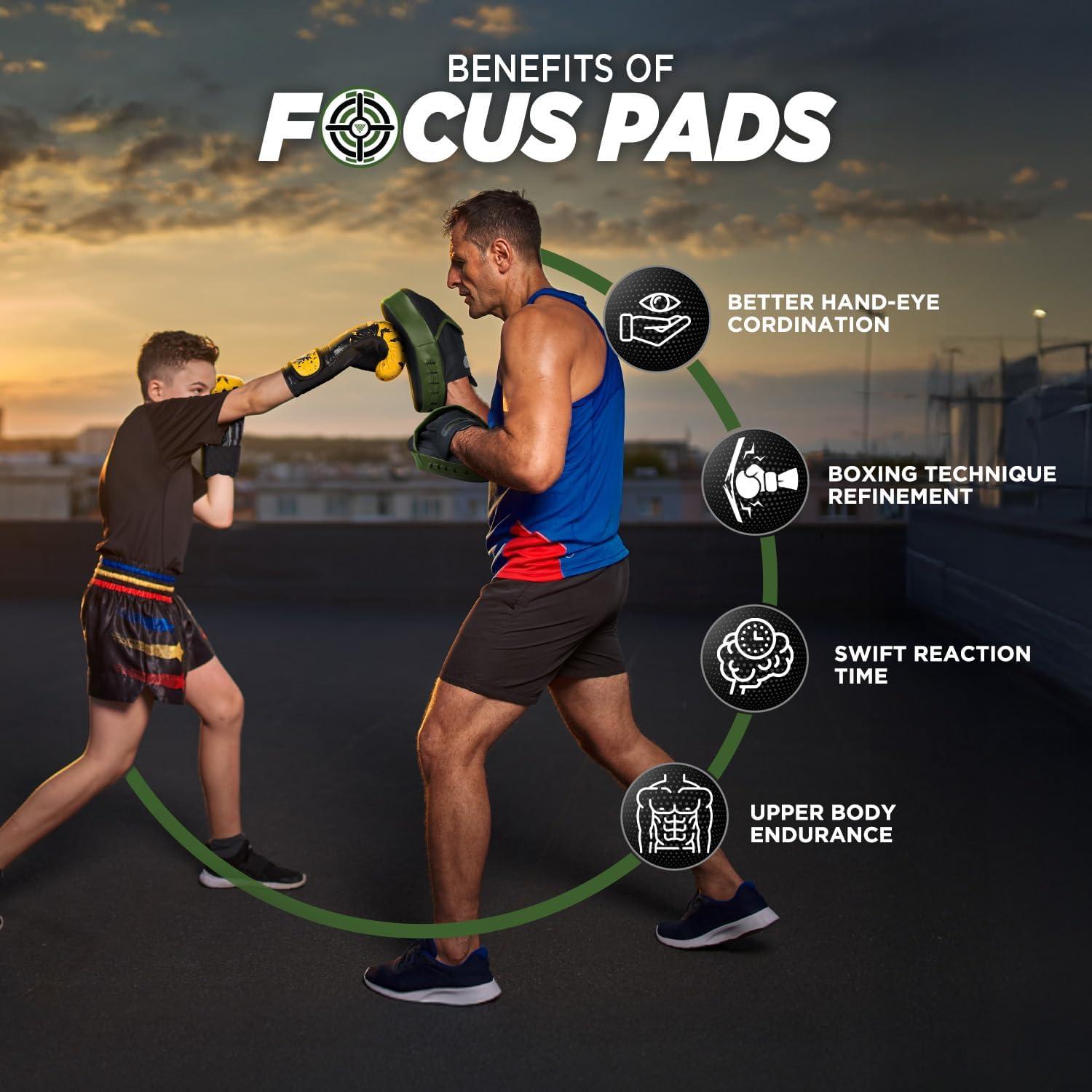 Mitones de Boxeo WYOX 2024 | Almohadillas de Golpe PU Duraderas