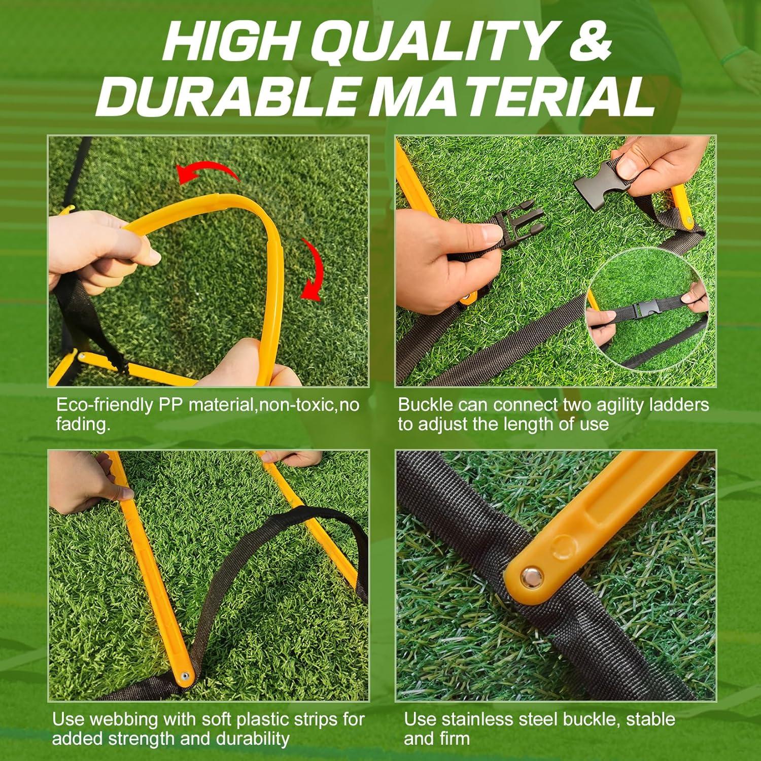 Escalera de Agilidad Happy Jump A257111BQ1 6.1m Entrenamiento