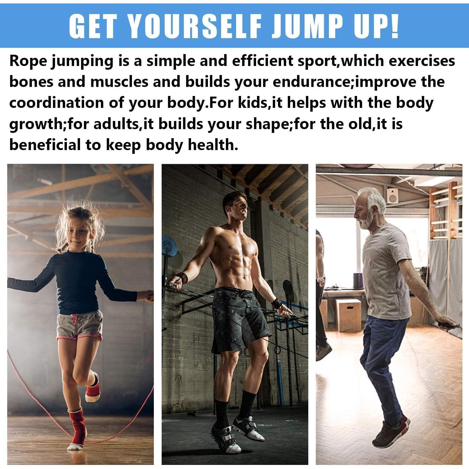 Cuerda de Salto Rápida FEELCAT Ajustable para Boxeo y Fitness