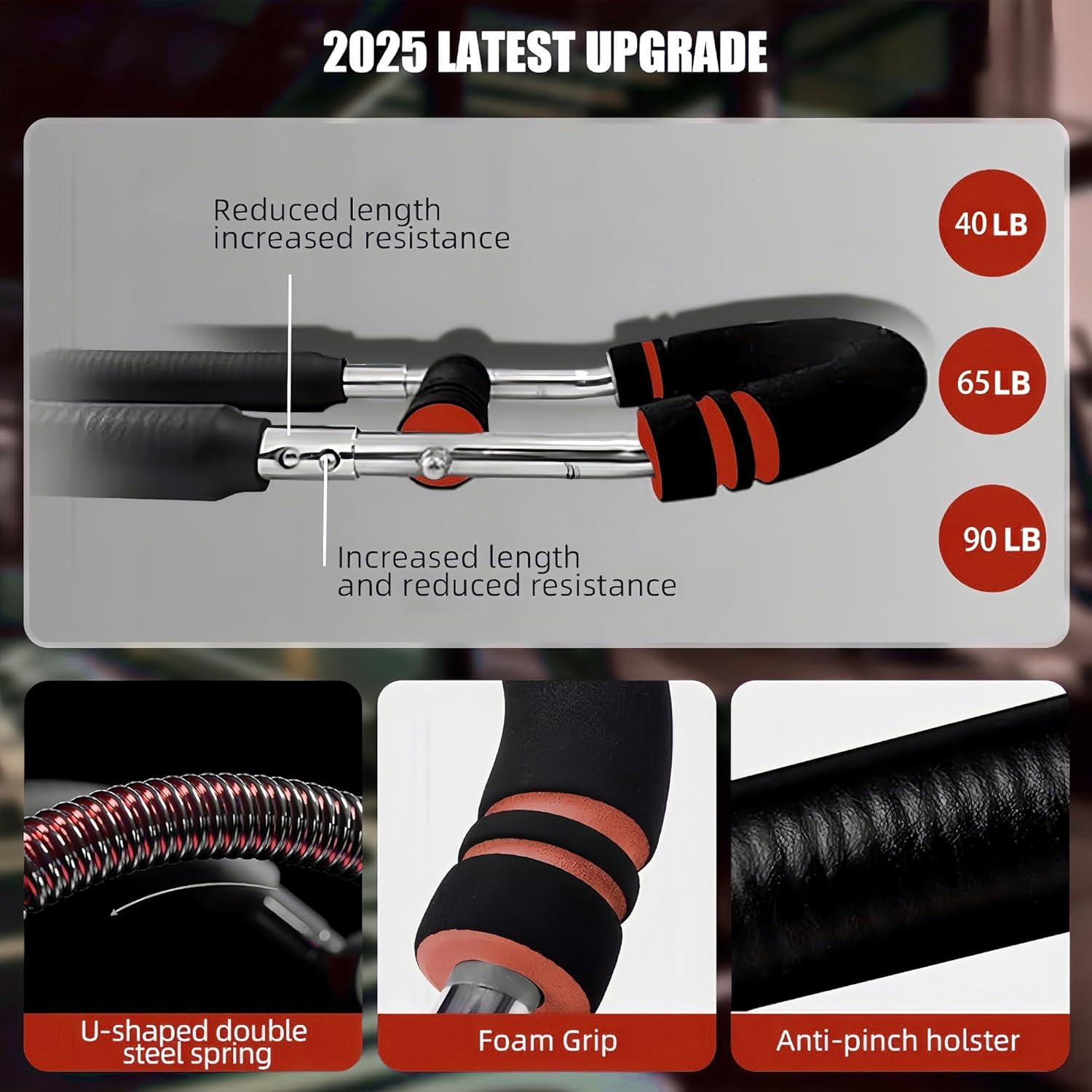 Entrenador de Brazo Twister PEOERP 18-45 kg Ajustable Fitness