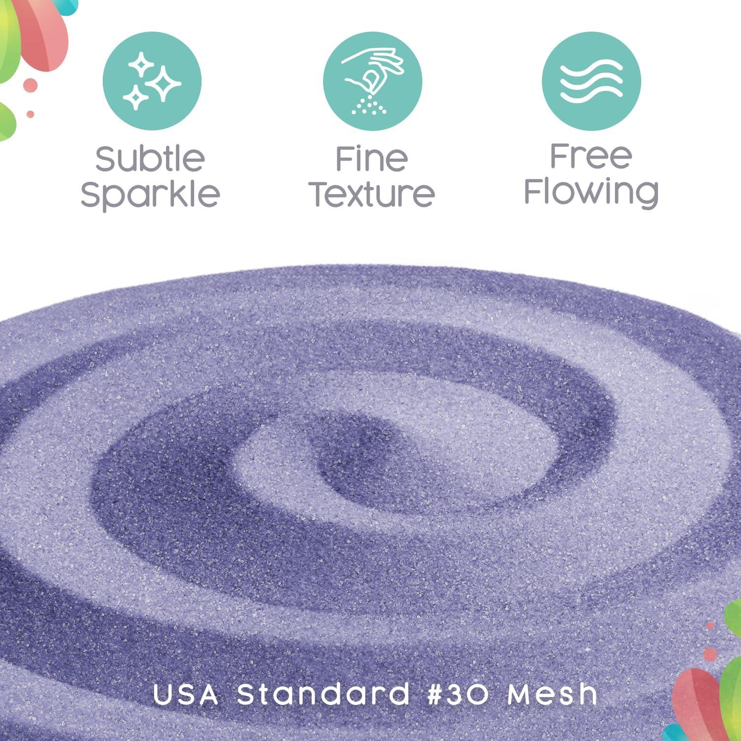 Arena de Color Bluebird Sandsational Sparkle 0.45 kg para Bodas