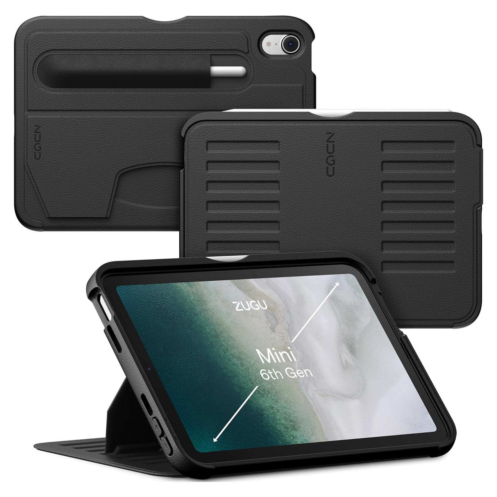 Funda Zugu para iPad Mini 7 y 6, Protección Slim y Soporte