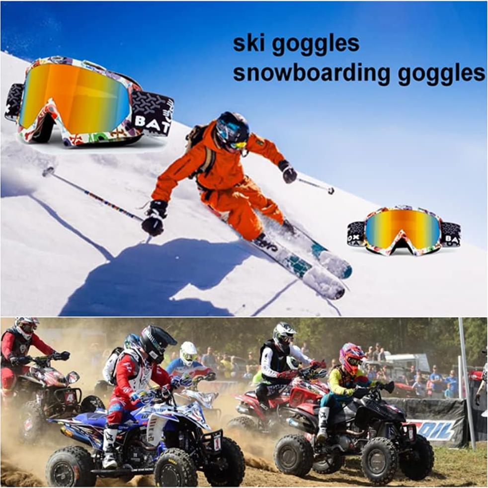 Gafas de Esquí Zsling OTG UV Antivaho para Adultos y Jóvenes