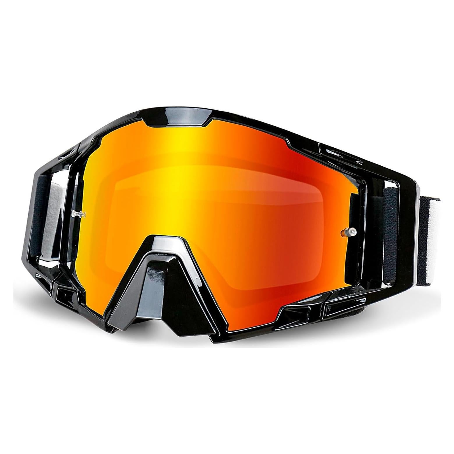Gafas de Motocross NENKI con Protector Nasal y Lente Antivaho