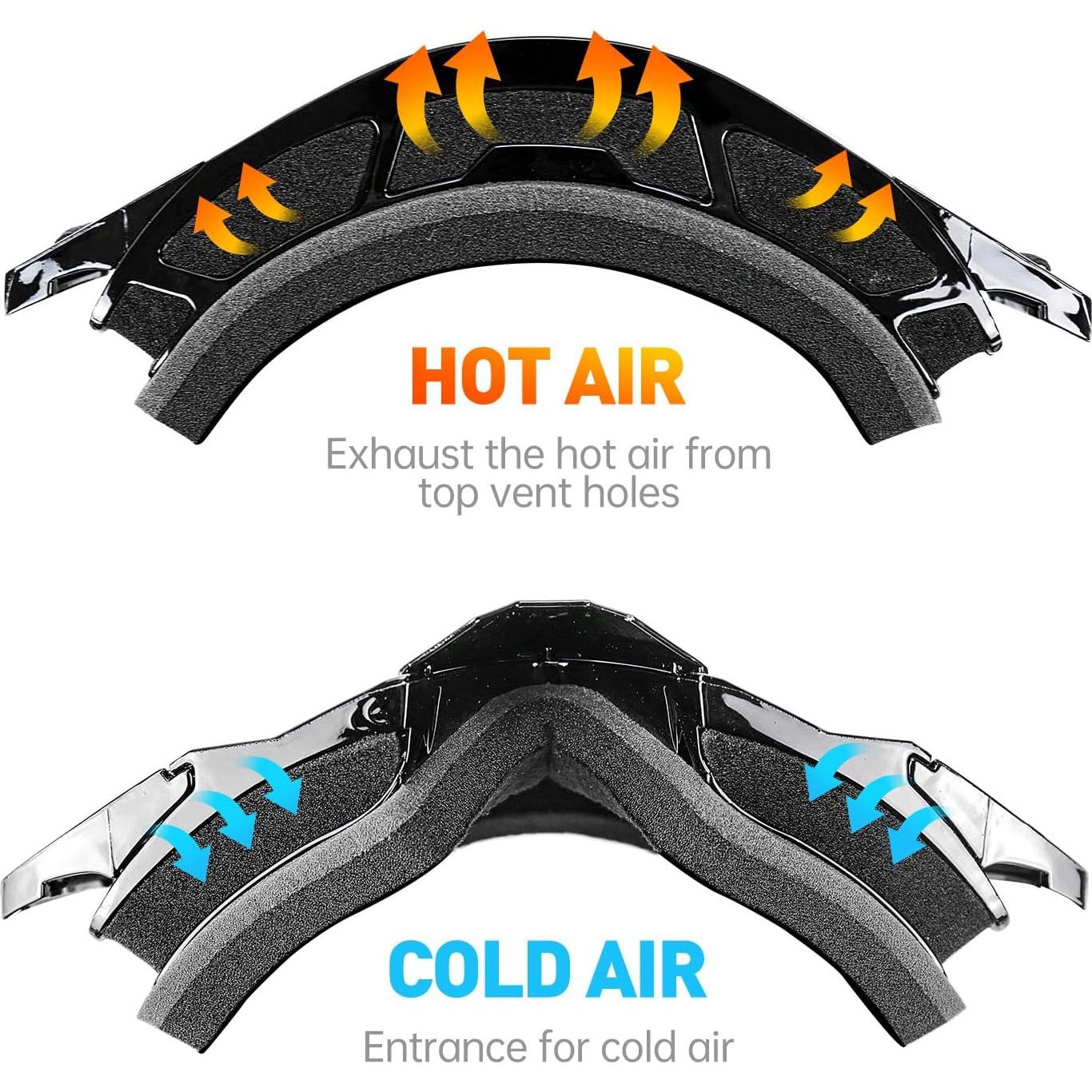 Gafas de Motocross NENKI con Protector Nasal y Lente Antivaho