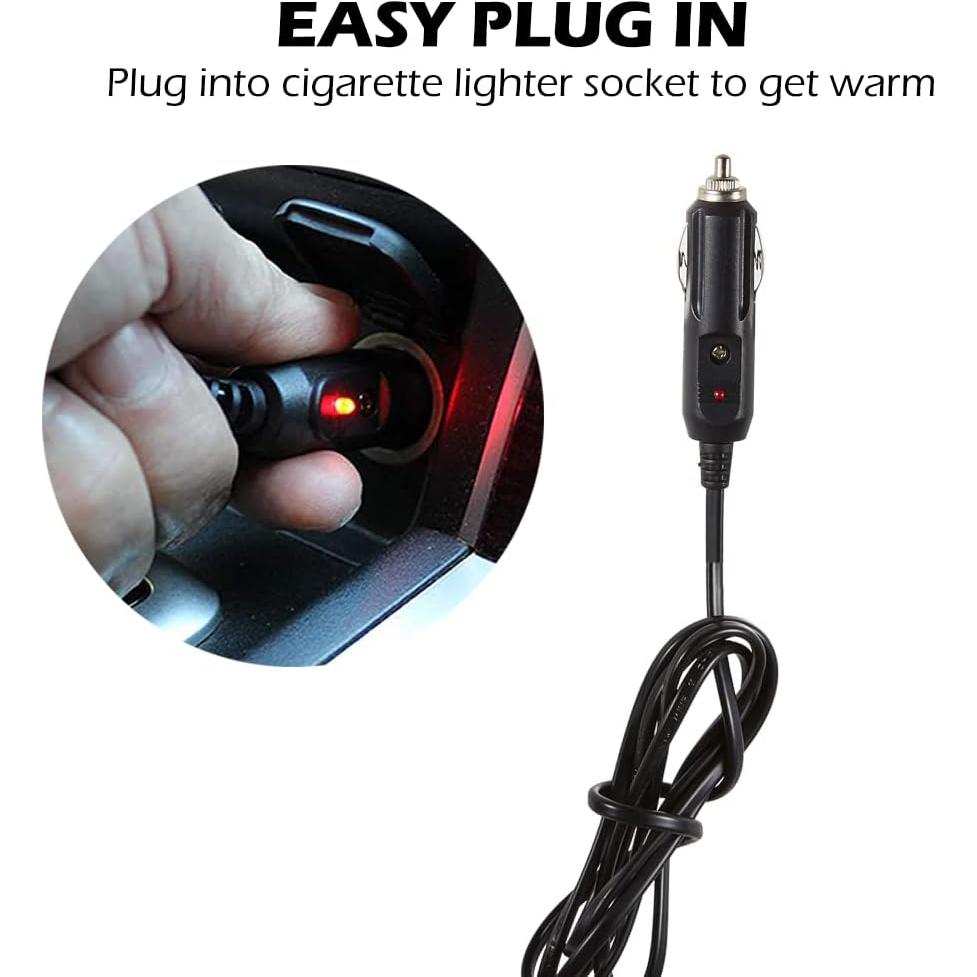 Manta Eléctrica Big Hippo 12V para Coche 147x107 cm Azul