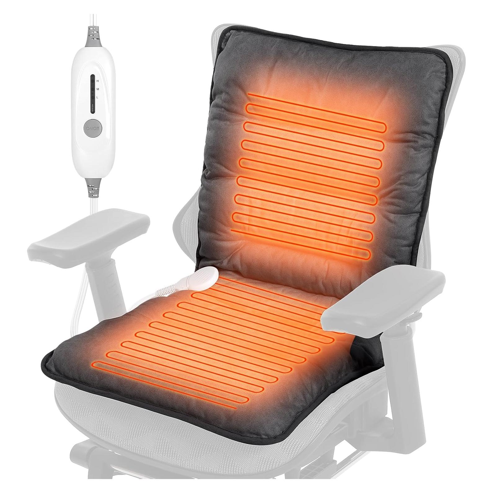 Cojín Calentado FAYKONCEN para Silla de Oficina 3 Niveles
