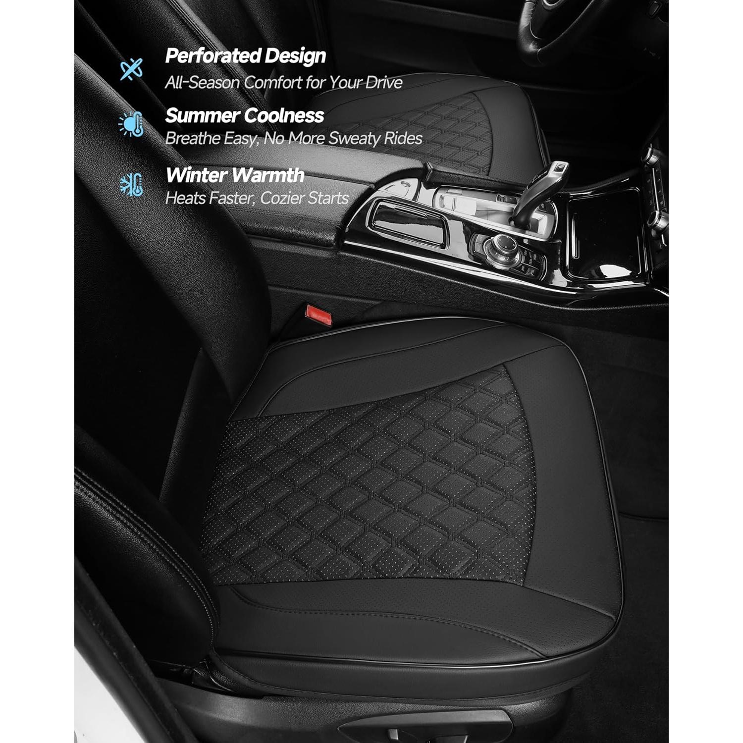 Cubierta de Asiento de Coche West Llama Transpirable Negro