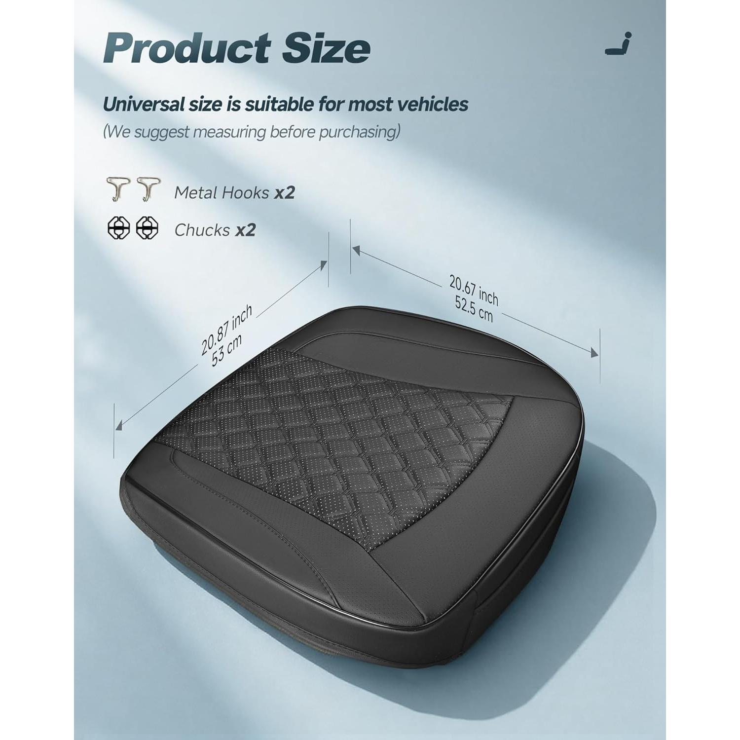 Cubierta de Asiento de Coche West Llama Transpirable Negro