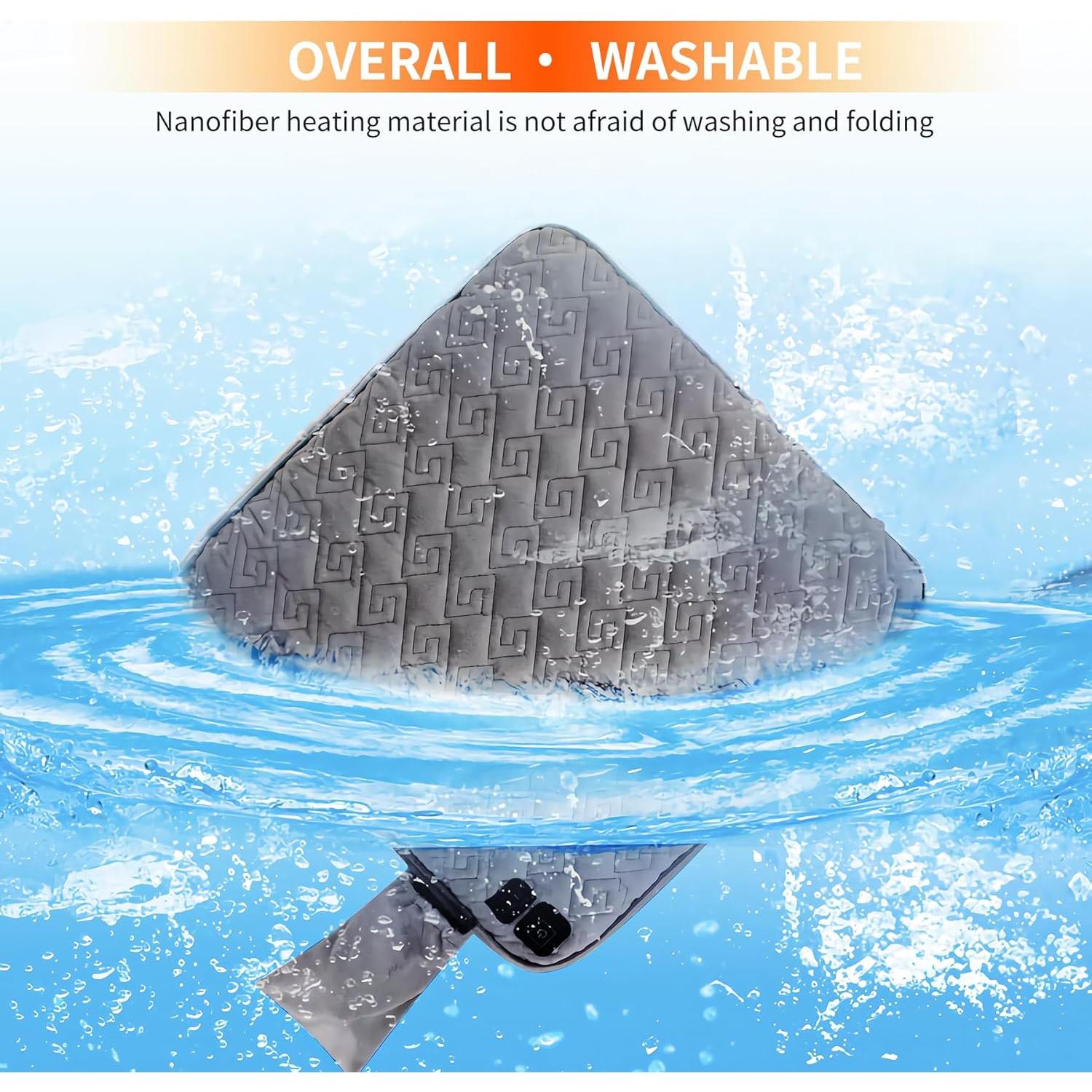 Cojín de Asiento Calentado ChlorStar Gris Oscuro 10x45 cm