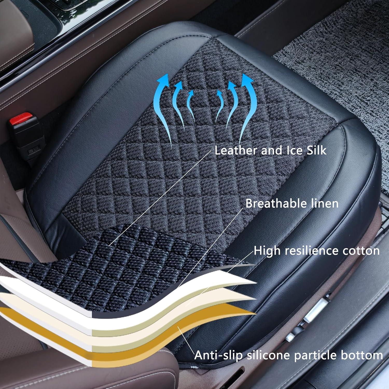 Fundas de Asiento de Coche Suninbox Universal Negro 2 Piezas