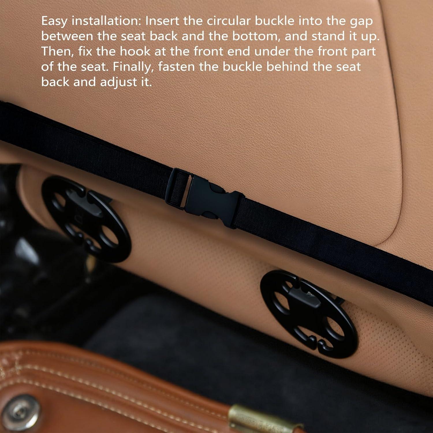 Fundas de Asiento de Coche Suninbox Universal Negro 2 Piezas